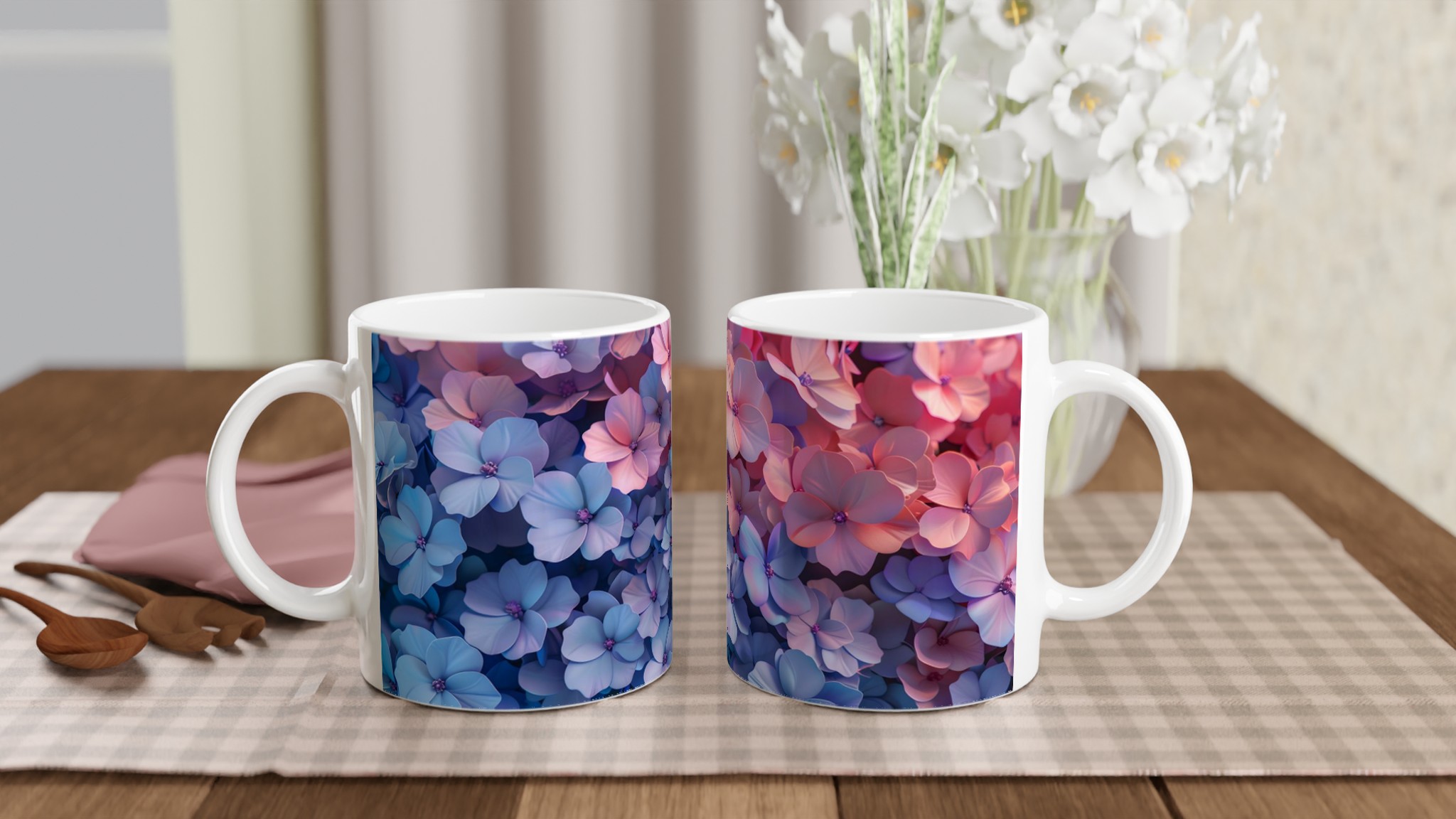 Pastellblommig 11oz Keramisk Mugg – Drömsk Design för Din Fikastund 10 a292453e-d3b5-4dc7-9f11-df449aff1996