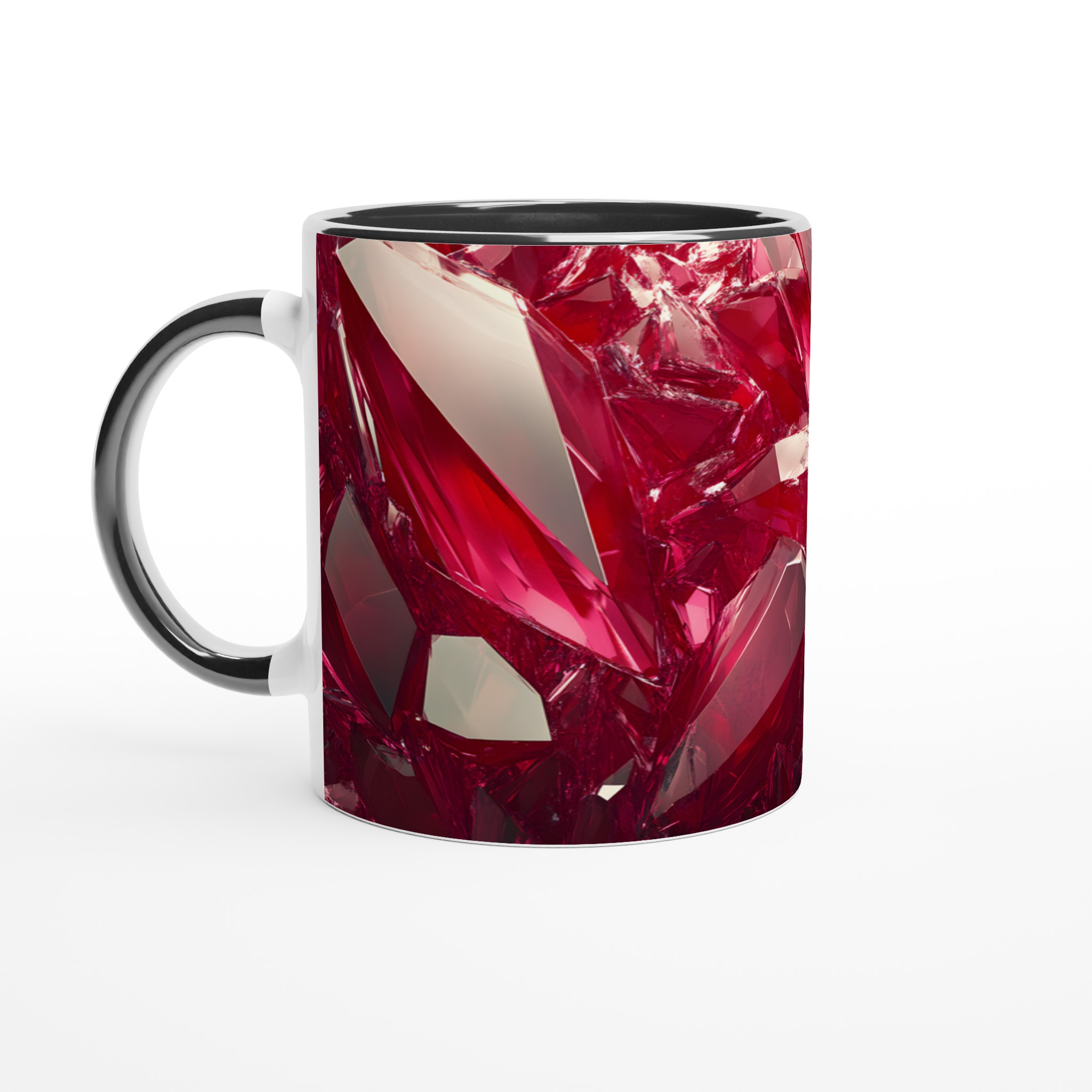 Rubinröd Kristallmugg – 11oz Keramikmugg för kaffe, te eller varm choklad – Välj din favoritfärg! 4 a2980092-d6bc-4b9b-a565-e0a023e41fa4