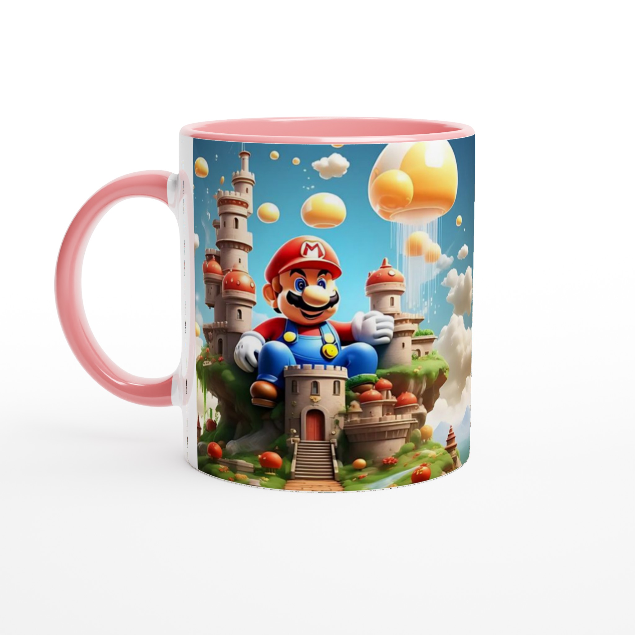 Premium 11oz Keramisk Mugg med Färgstark Mario & Sagoslott – Välj Bland Flera Fina Keramiska Färger 6 a29e7c73-b97a-46d8-a053-eb1a05c7e012