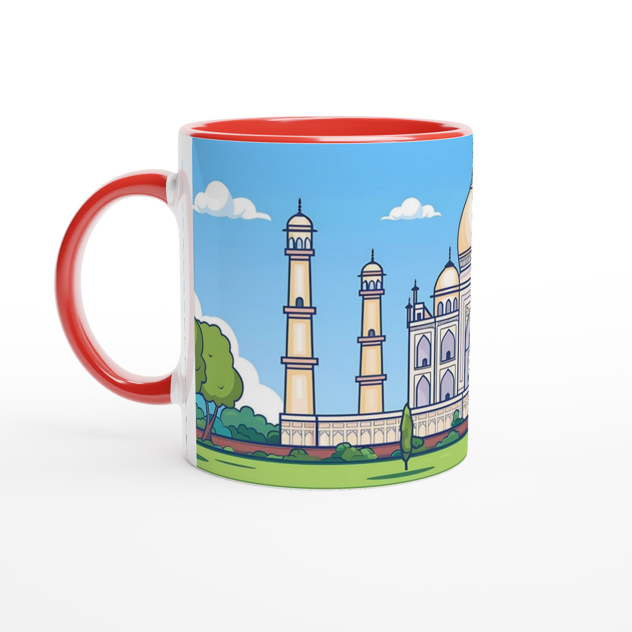 Taj Mahal Inspirerad Keramikmugg - Lyxig Design för Din Favoritdryck, Välj Bland 7 Färger! 5 a2b7e13c-0b53-4cb5-a23f-7617869b2003