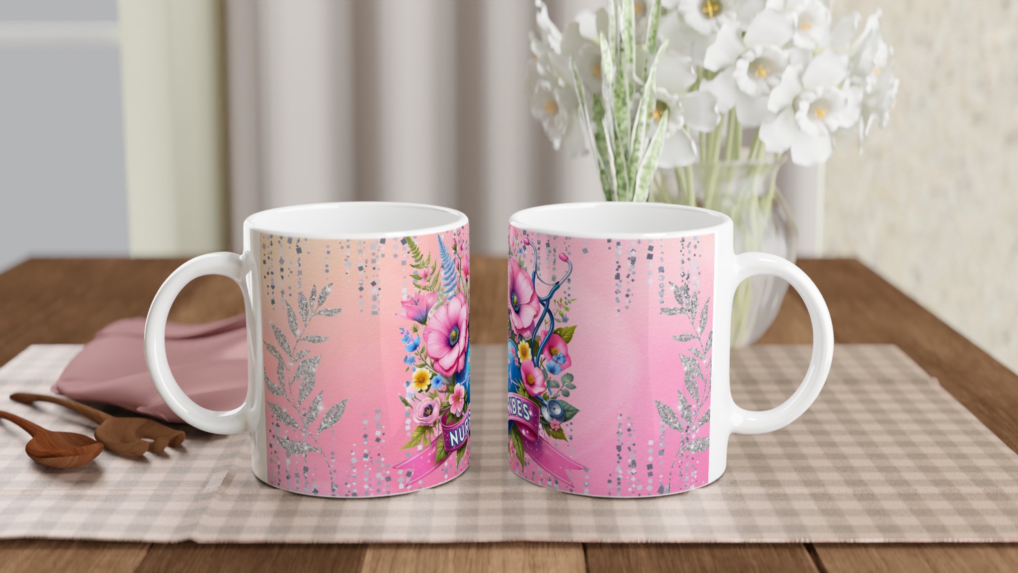 Nurse Vibes 11oz Keramisk Mugg – Fira Vårdande Hjältar i Färgstarka Toner 10 a2fabead-a3c4-4c6c-9c6c-9375ea0b80e4