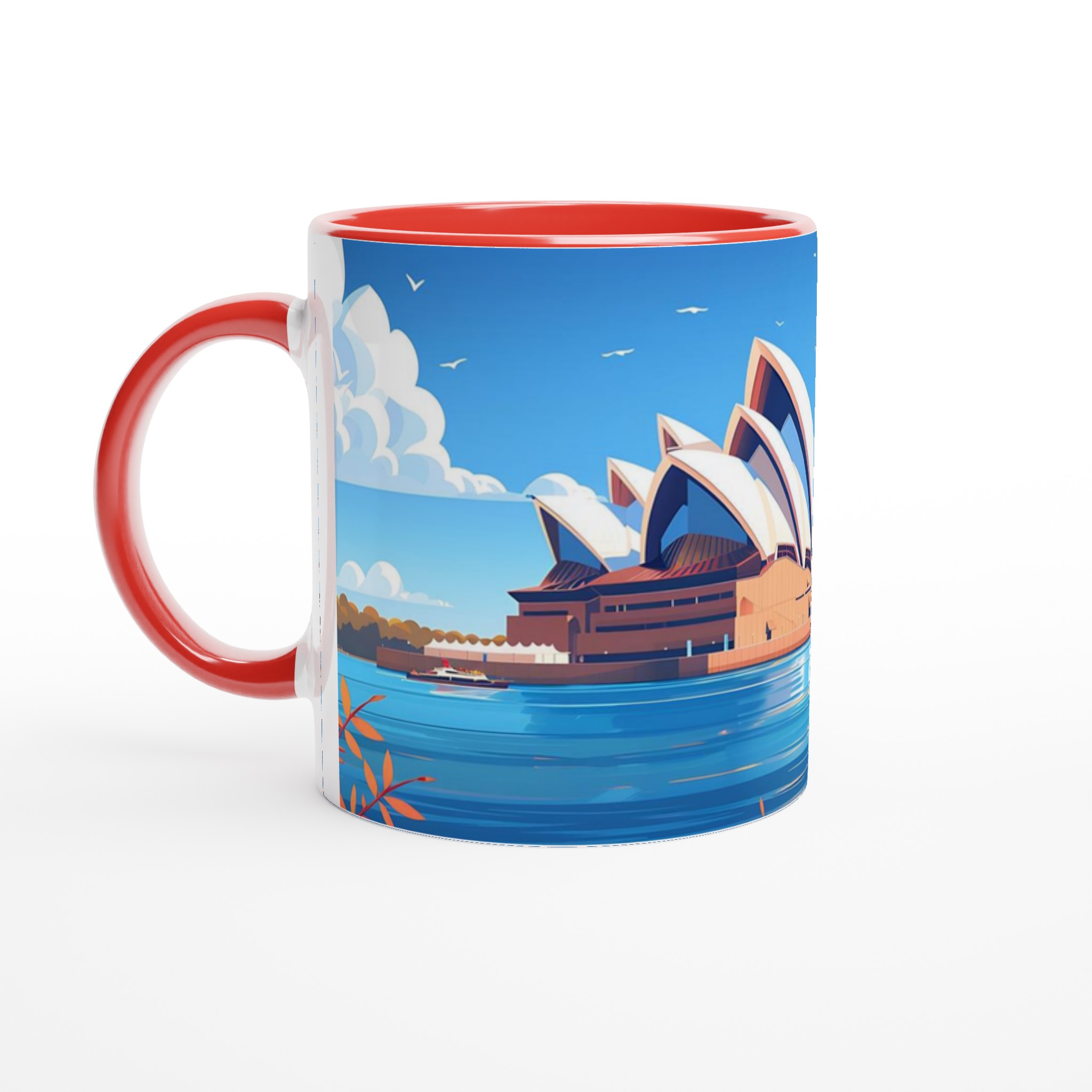 Sydney Opera House Konst Keramikmugg - 11oz Ikonisk Design, Välj Din Färg! 5 a30a13f0-5a2a-4b90-8382-2ff1690a193a
