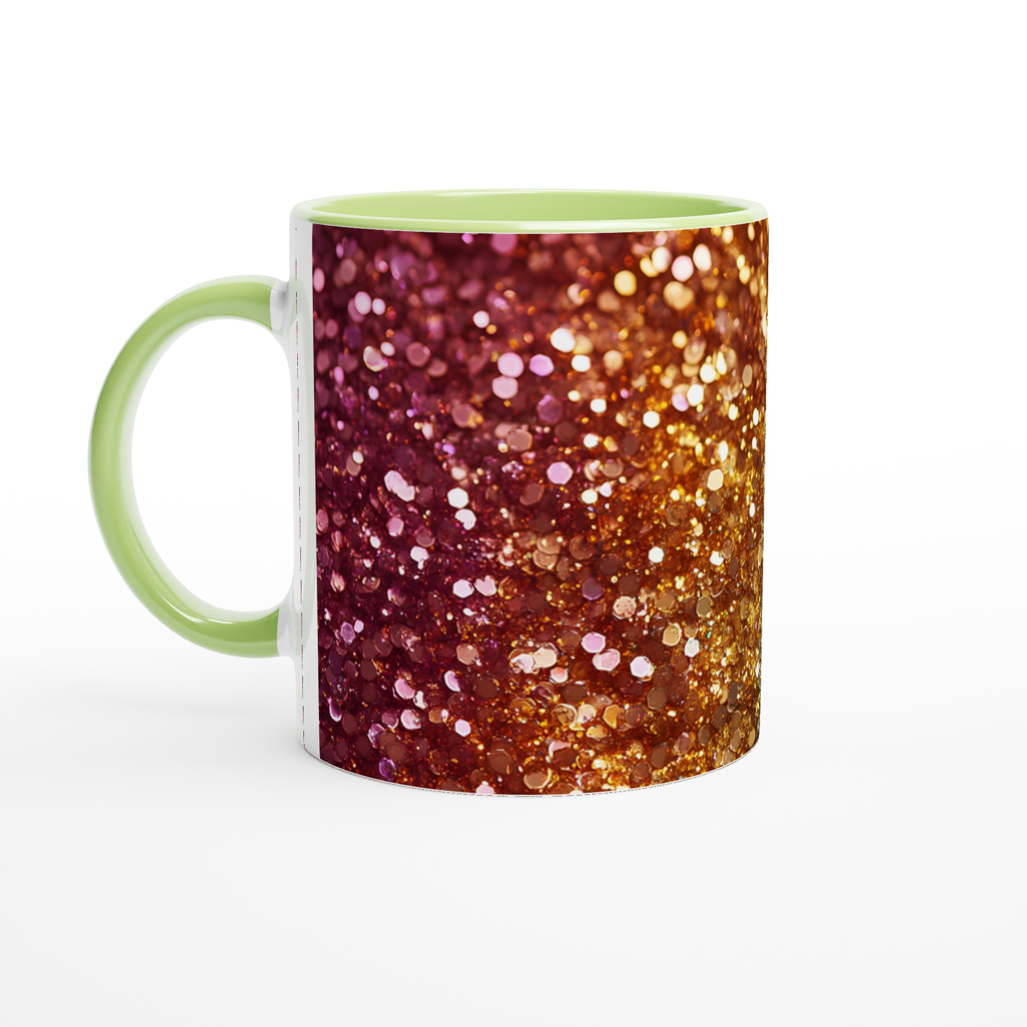 Glittrig Gradient Mugg i Premium Keramik – 11 oz färgexplosion för din dryck 7 a33936af-c991-47ad-b5ab-30789334f7fa