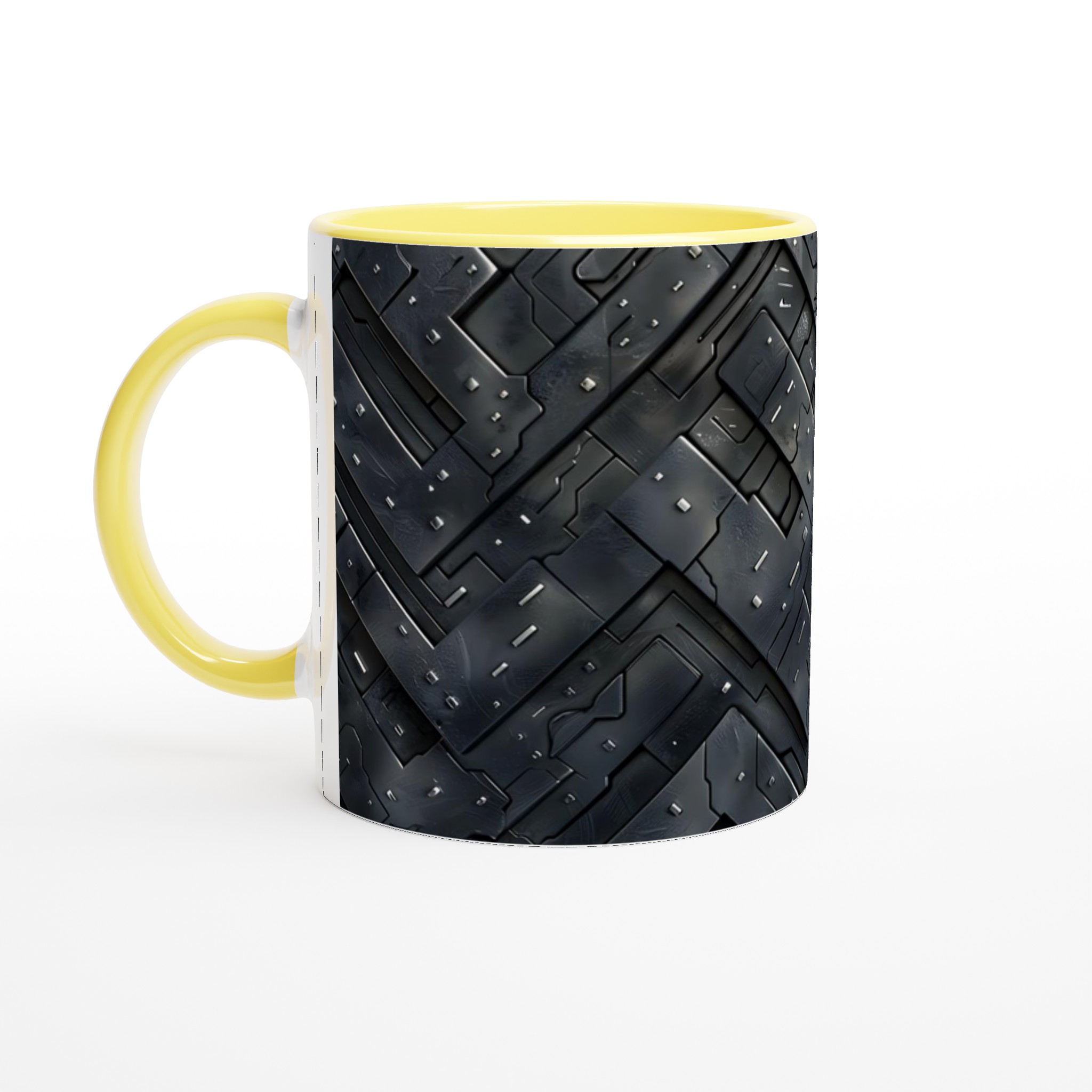 Cyberpunk Gear Pattern Keramikmugg - 11oz, Välj Din Färg! 3 a346cc6c-1660-49bb-9047-bd03b03e8d11