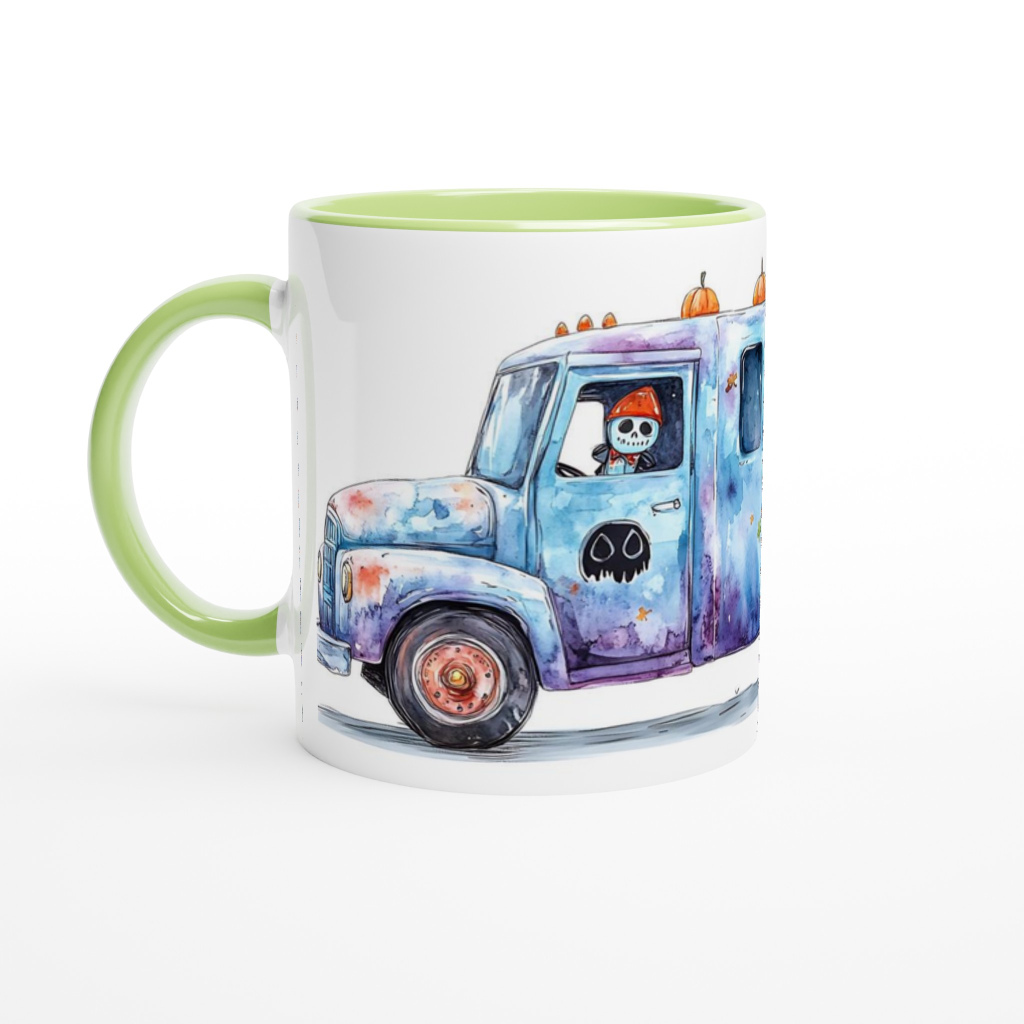 Spooky-Sweet Food Truck Keramikmugg – Perfekt för Halloweenälskare i sju färgglada nyanser 7 a36496e8-6508-4255-8369-33c05f06ed57