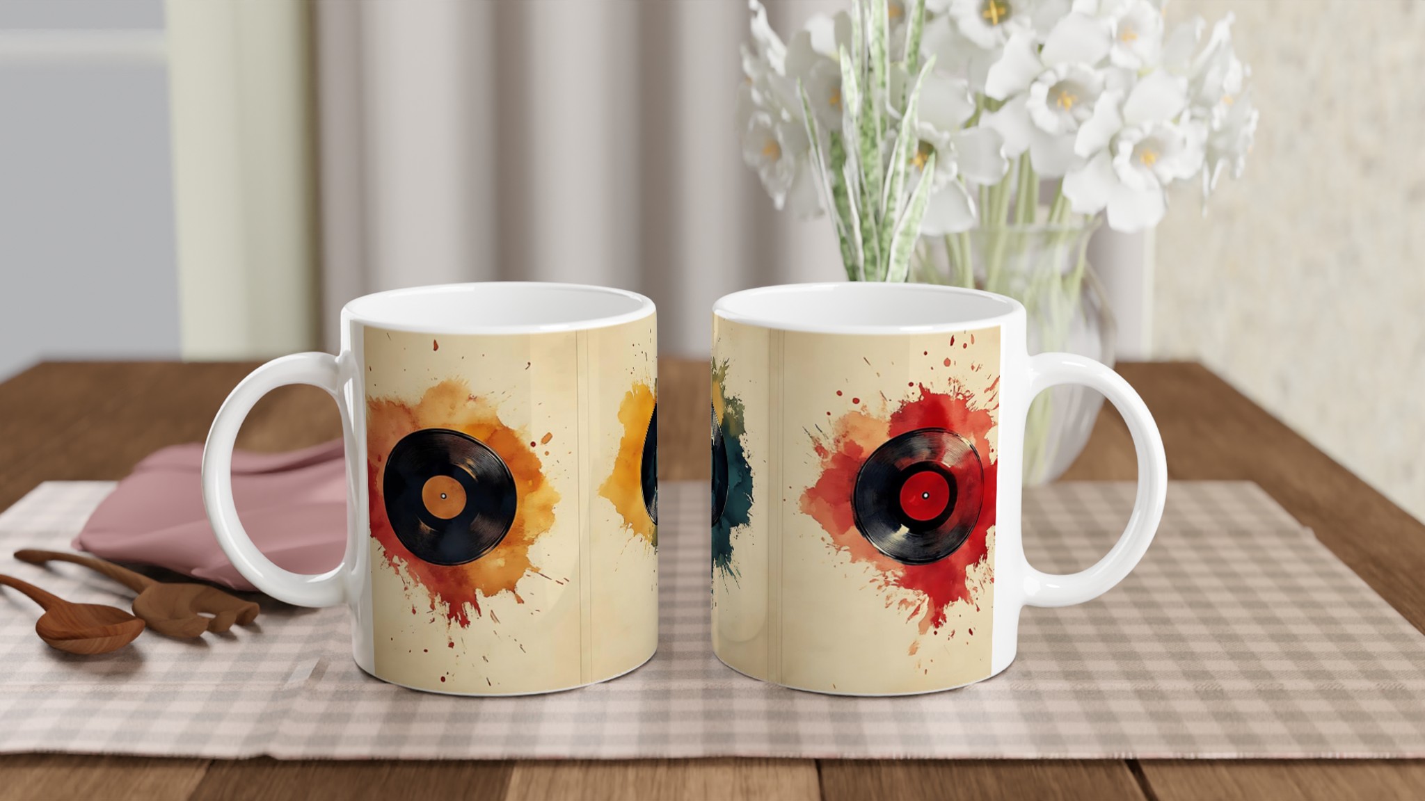 Muggen "Vinyl Groove" – Färgstark Keramikmugg 11oz, Välj Din Favoritfärg! 10 a373d267-b713-4187-89d6-0cf0bb8c9dc1