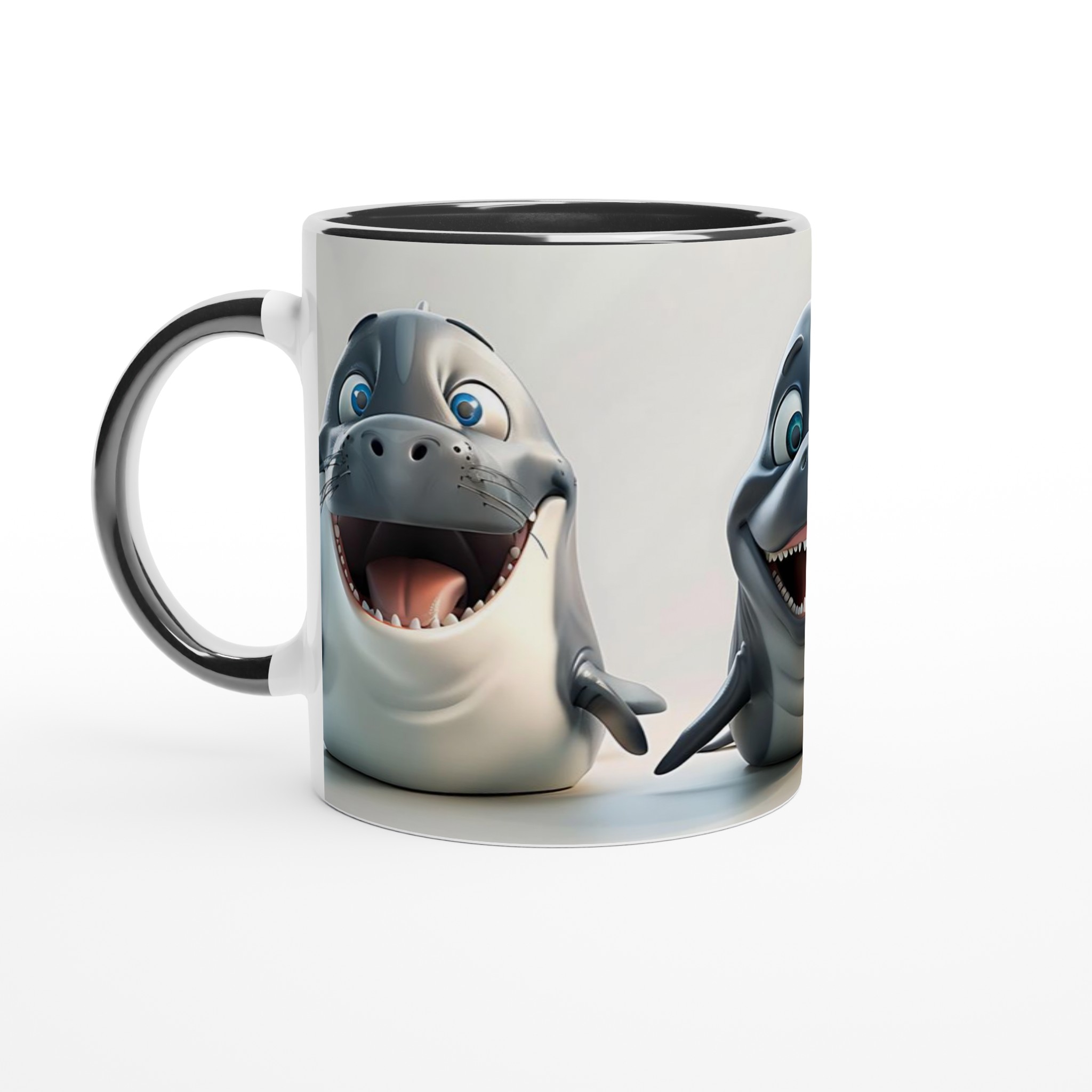 Glad Djurvänner Keramikmugg - 11oz Kul Design för Kaffe & Te i Flera Färger! 4 a3cfc85b-dac3-4131-8741-4972d4f3de22