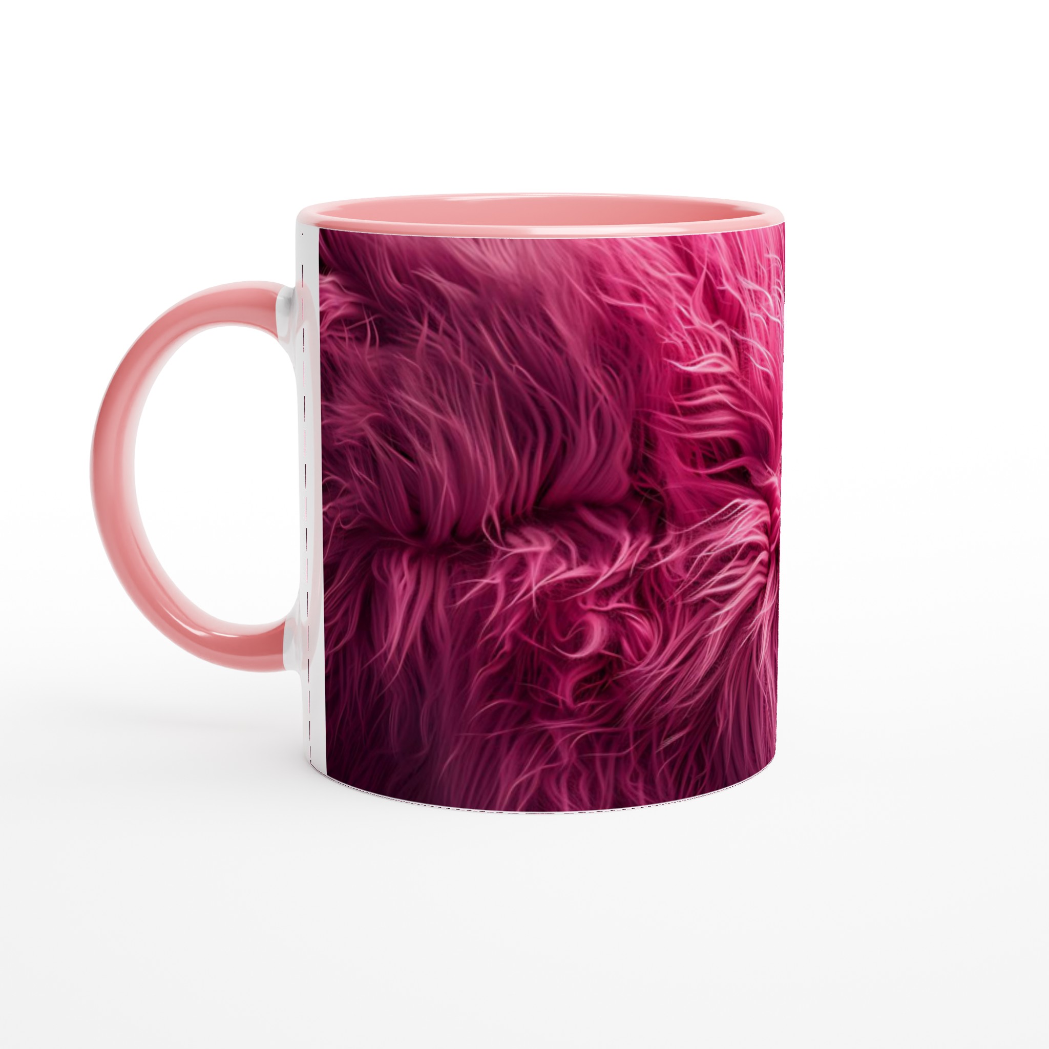 Vit 11oz keramisk mugg med levande tryck i din favoritfärg 6 a3f43266-6712-44a3-9fc3-84a8f5d567ef