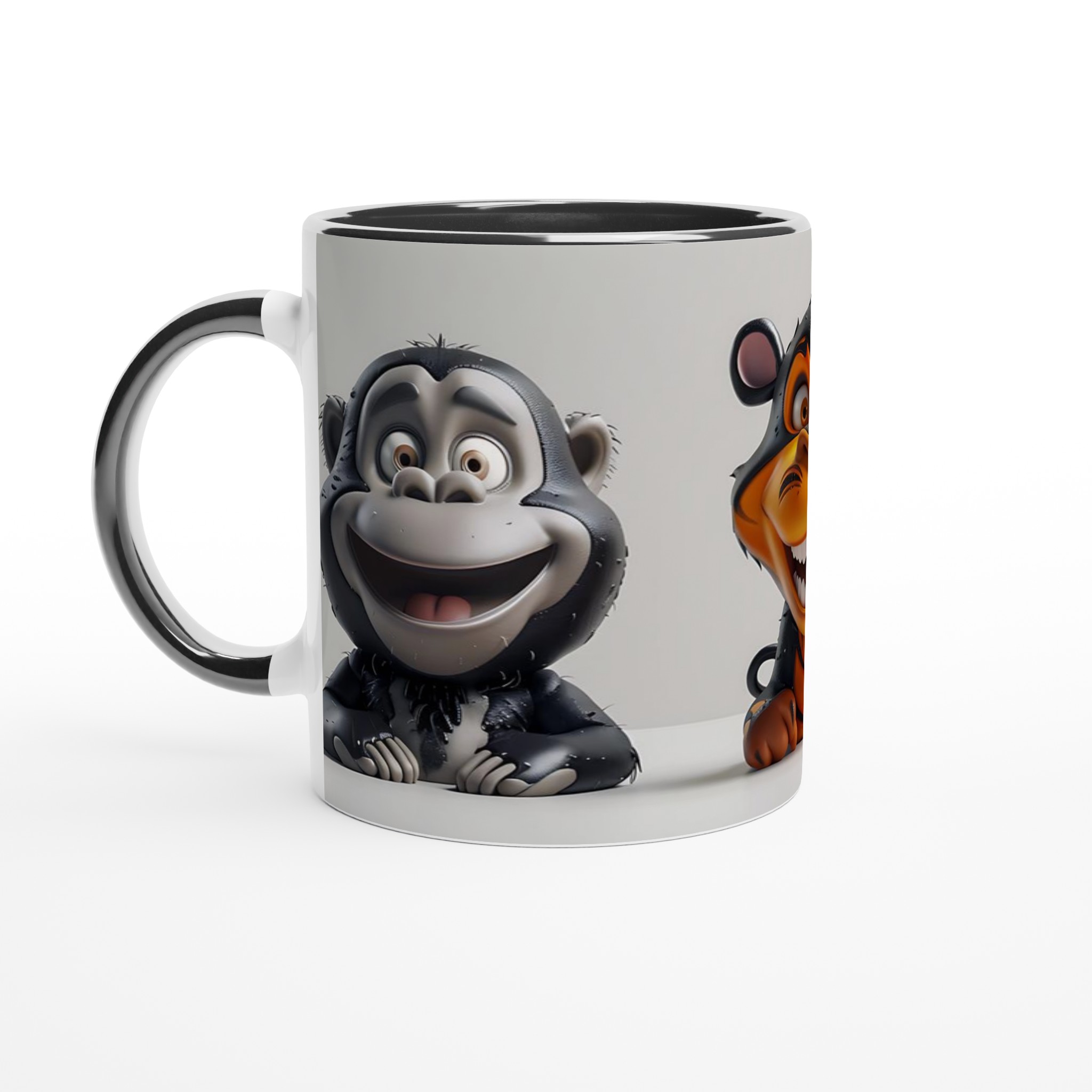 Glad Apa Keramisk Mugg - Rolig Kaffemugg med 3D-inspirerad Design 4 a410b870-2c77-4dba-8293-39820a2520d4