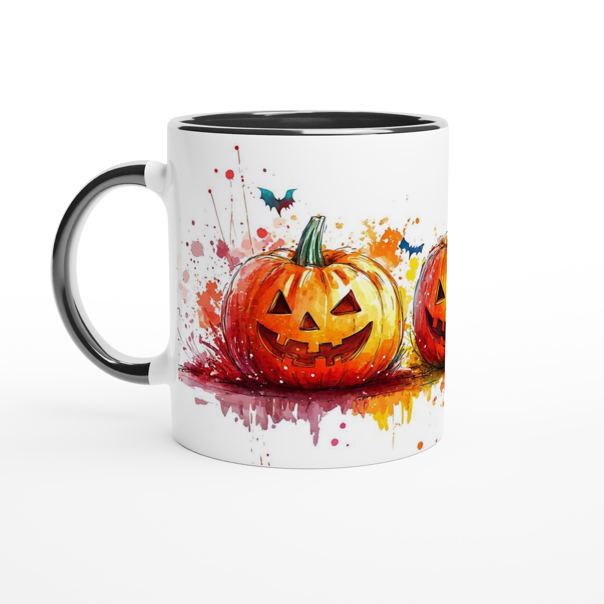 Hallå där, Pumpa! Akvarell-inspirerad 11 oz keramisk mugg – Välj din färg! 4 a43b2dbf-bfbe-4b58-9a37-6c4f6339ce58