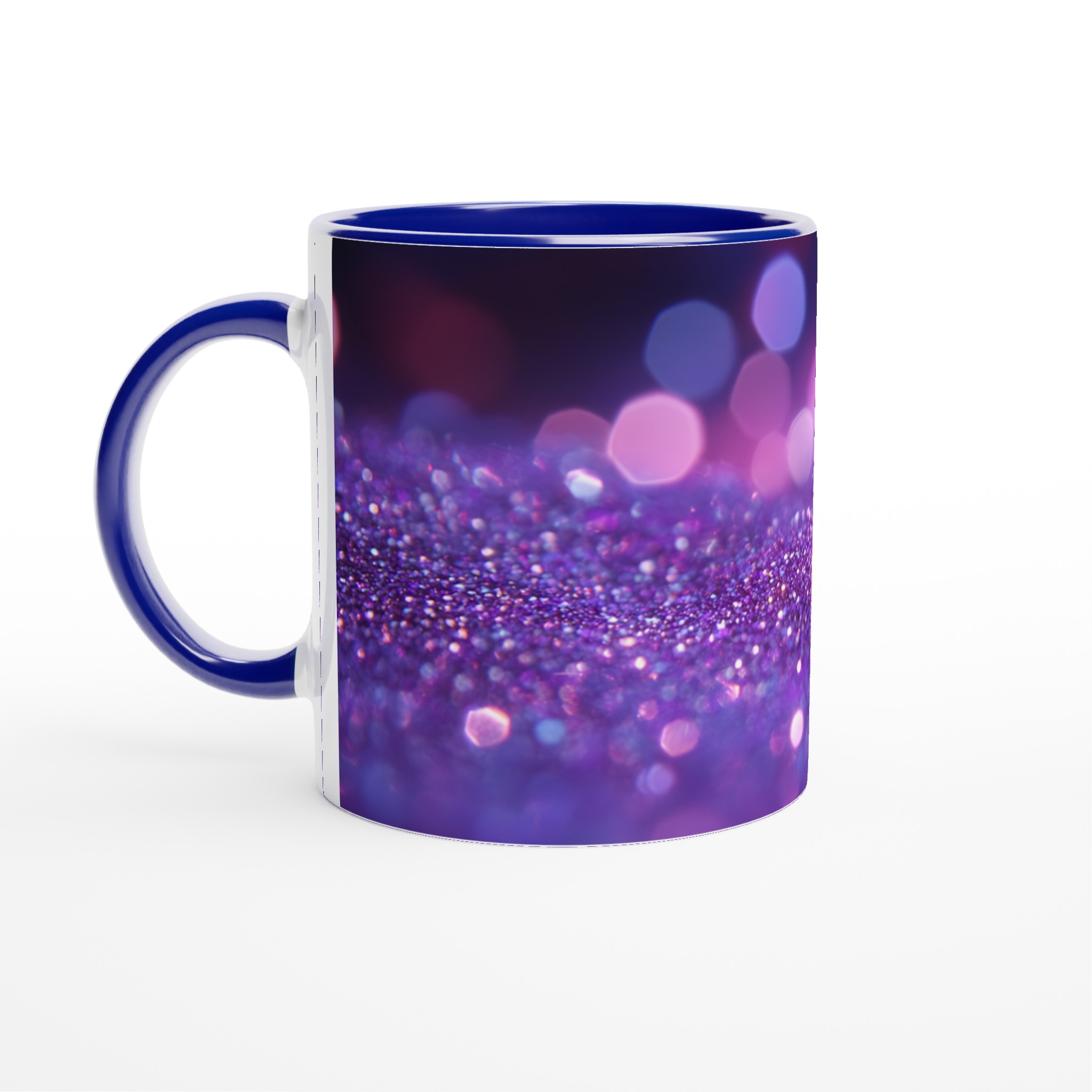 Sparkling Glöd 11oz Keramisk Mugg – Dröm dig bort med glittrande lila toner och levande färgalternativ! 2 a4b470df-3a57-4872-a0a2-ee13e7038e36
