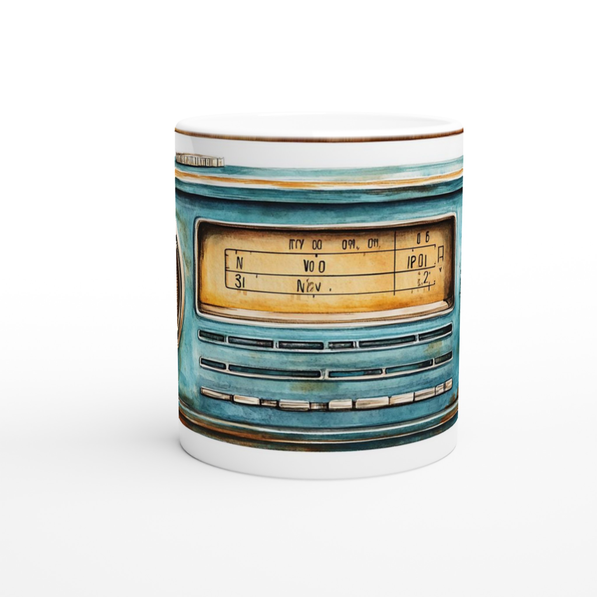 Nostalgi i Akvarell: Vintage Radio Keramikmugg – Din Kaffepaus med en Touch av Retrocharm 8 a4cca311-9f20-464c-bd2f-cd3a197e2e35