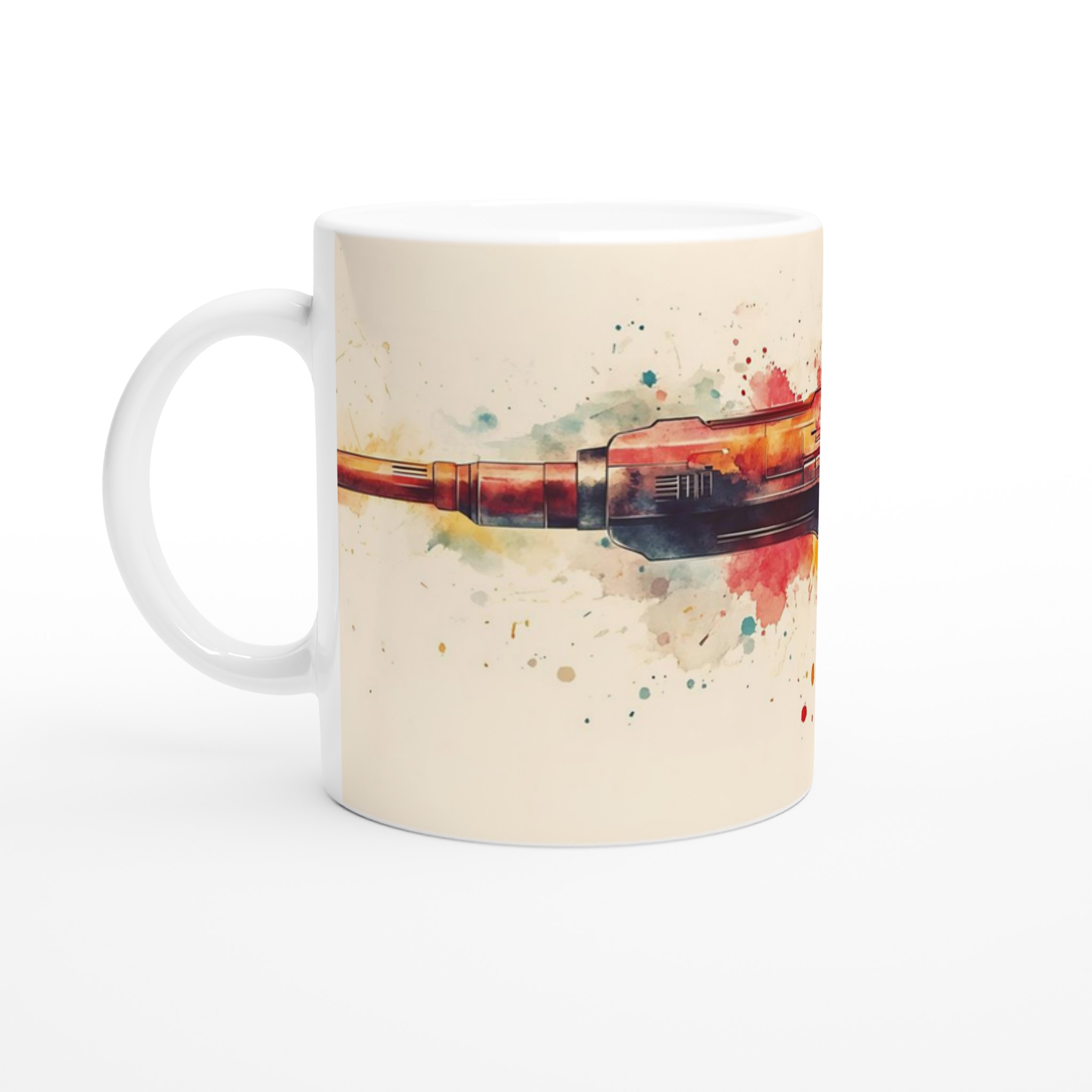Futuristisk Vattenfärg: 11oz Keramikmugg – En Explosion av Färg & Design 1 a4e2d1f4-fa96-450e-a524-4fe4db418317