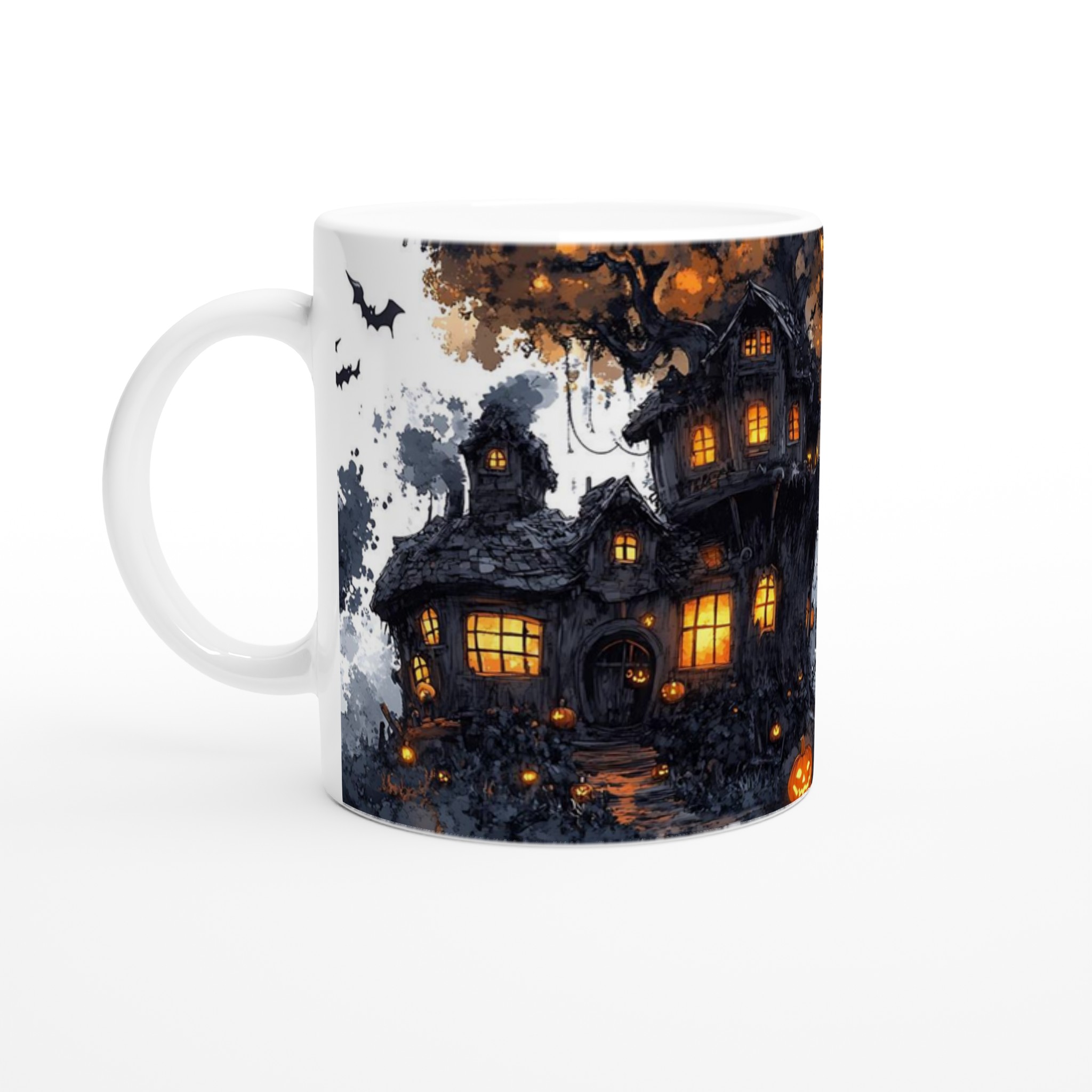 Mystisk Halloweennatt – 11oz Keramikmugg i ditt val av färg 1 a52885bd-5e1b-49c5-b9d8-483a70648b4e