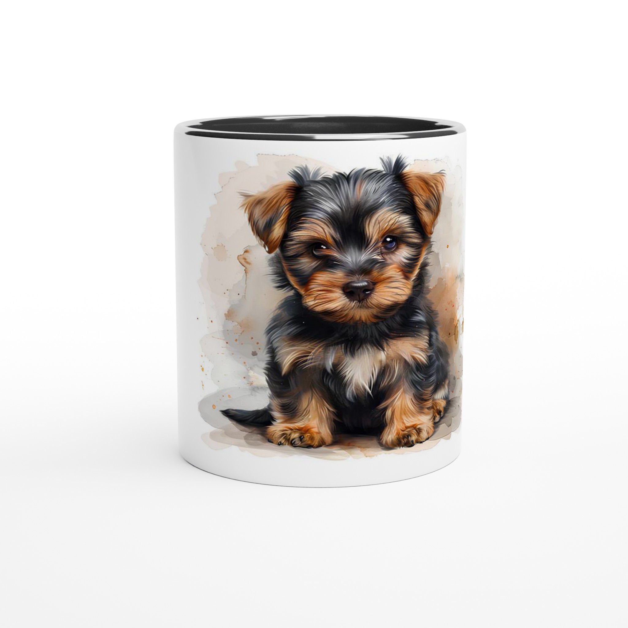 Bedårande Yorkshire Terrier Valp Keramisk Mugg - 11oz med färgad insida 6 a52fa806-bdbf-4e9b-a8a1-c04cf92c0173