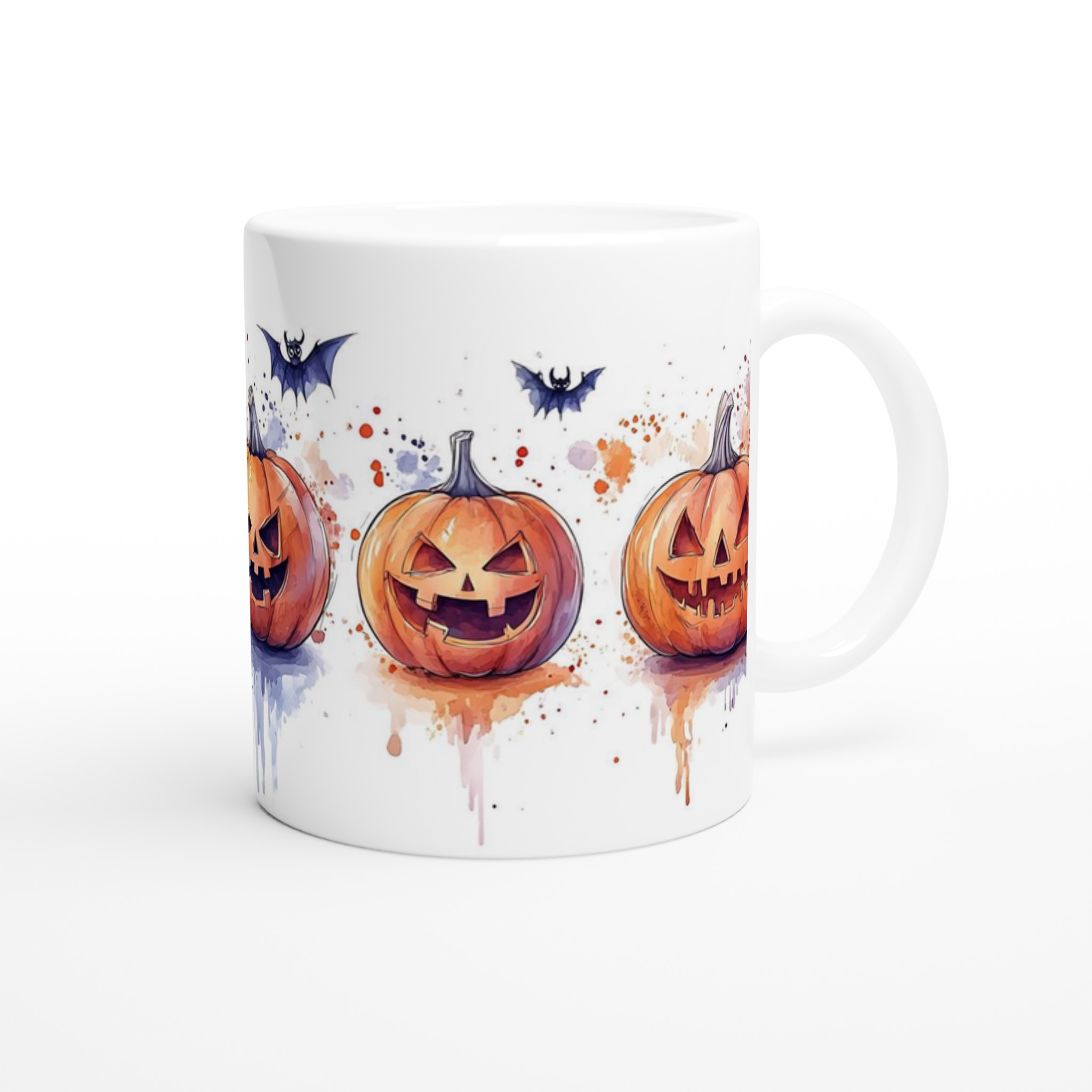 Halloween Spirit 11oz Keramisk Mugg med Pumpor och Fladdermöss – Välj Din Färgstarka Favorit 9 a576ade2-5506-4fdf-824b-9995944a3880