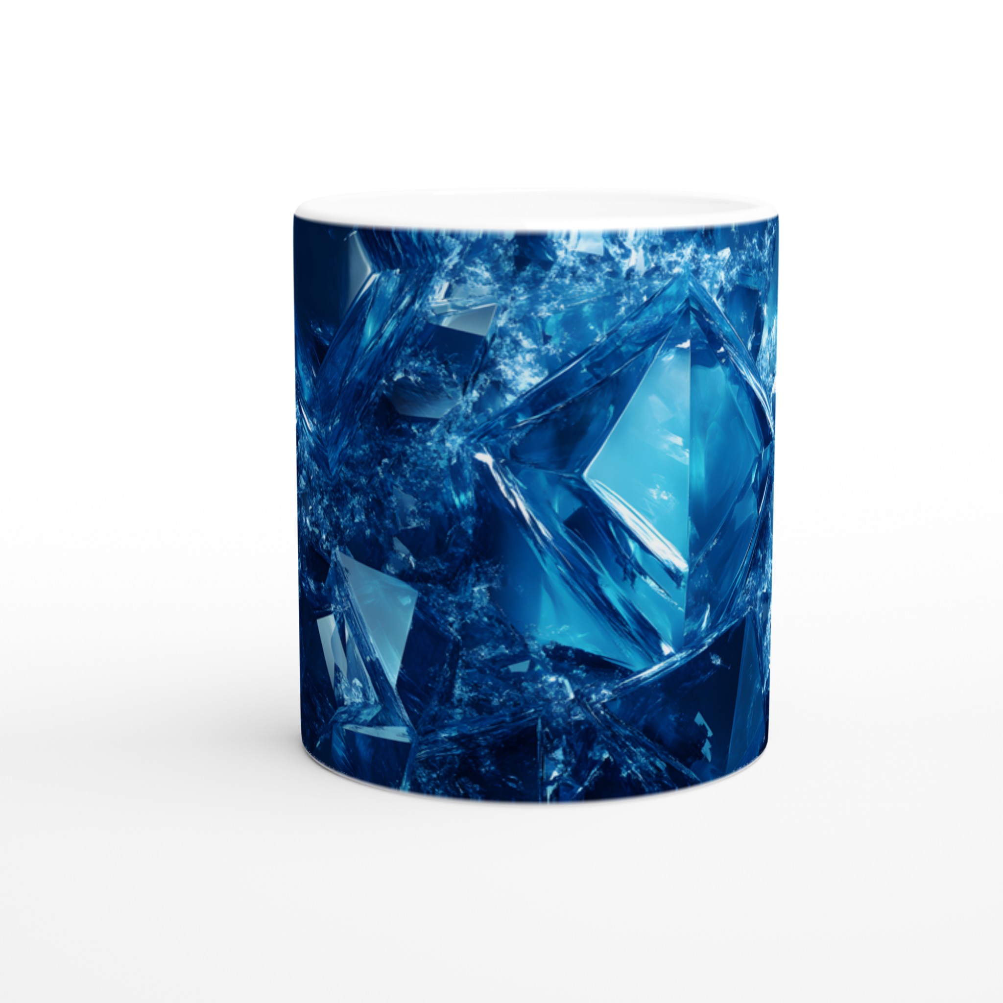 Iskall Blå Kristallmugg – 11oz Premium Keramikmugg i ditt val av sju livfulla färger 9 a5c7af3a-c900-455d-b367-7d047593e3a5