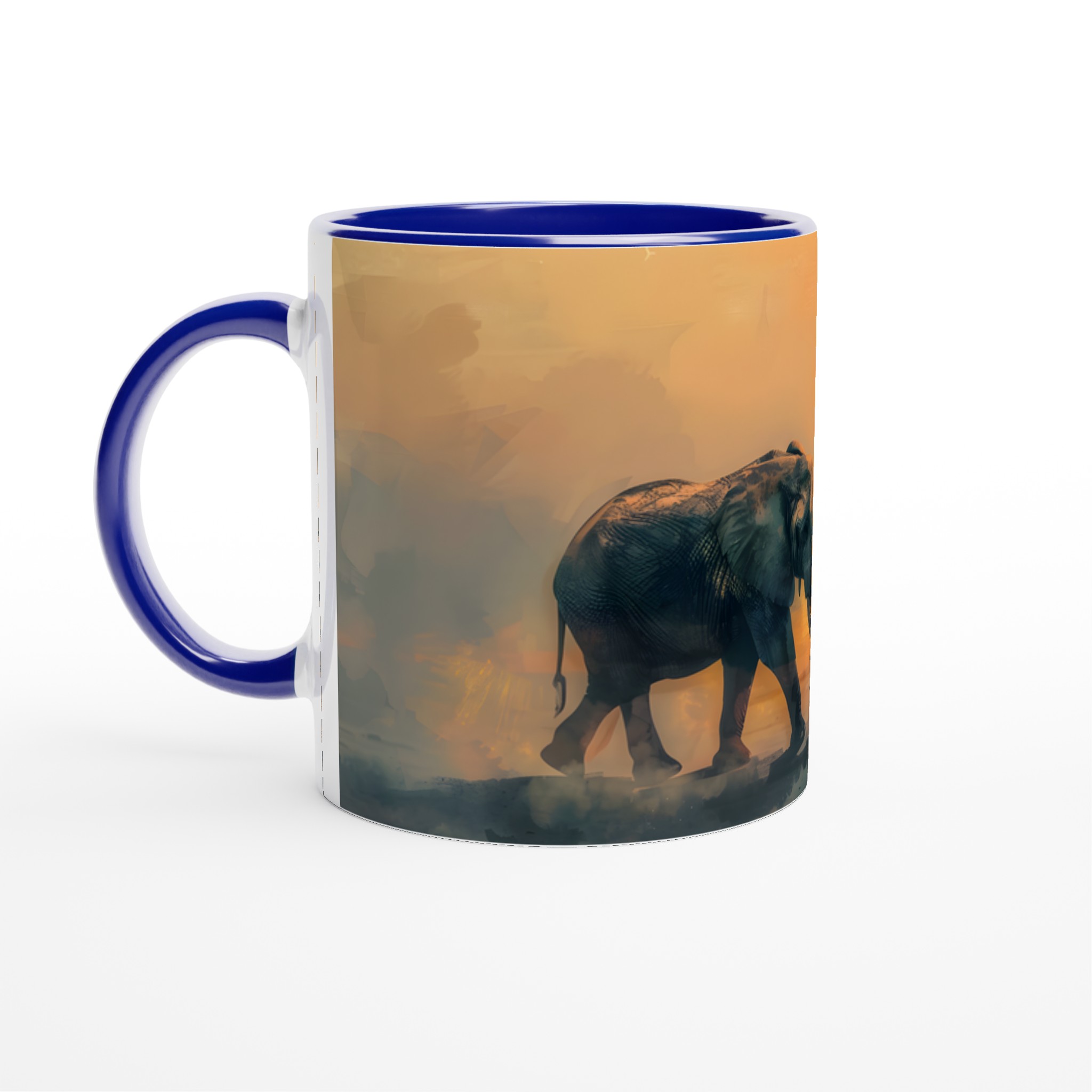 Majestätisk Elefant Mugg – En Solnedgångssaga i Keramik 2 a5ef417b-767e-4ba7-8c70-895545d964fc