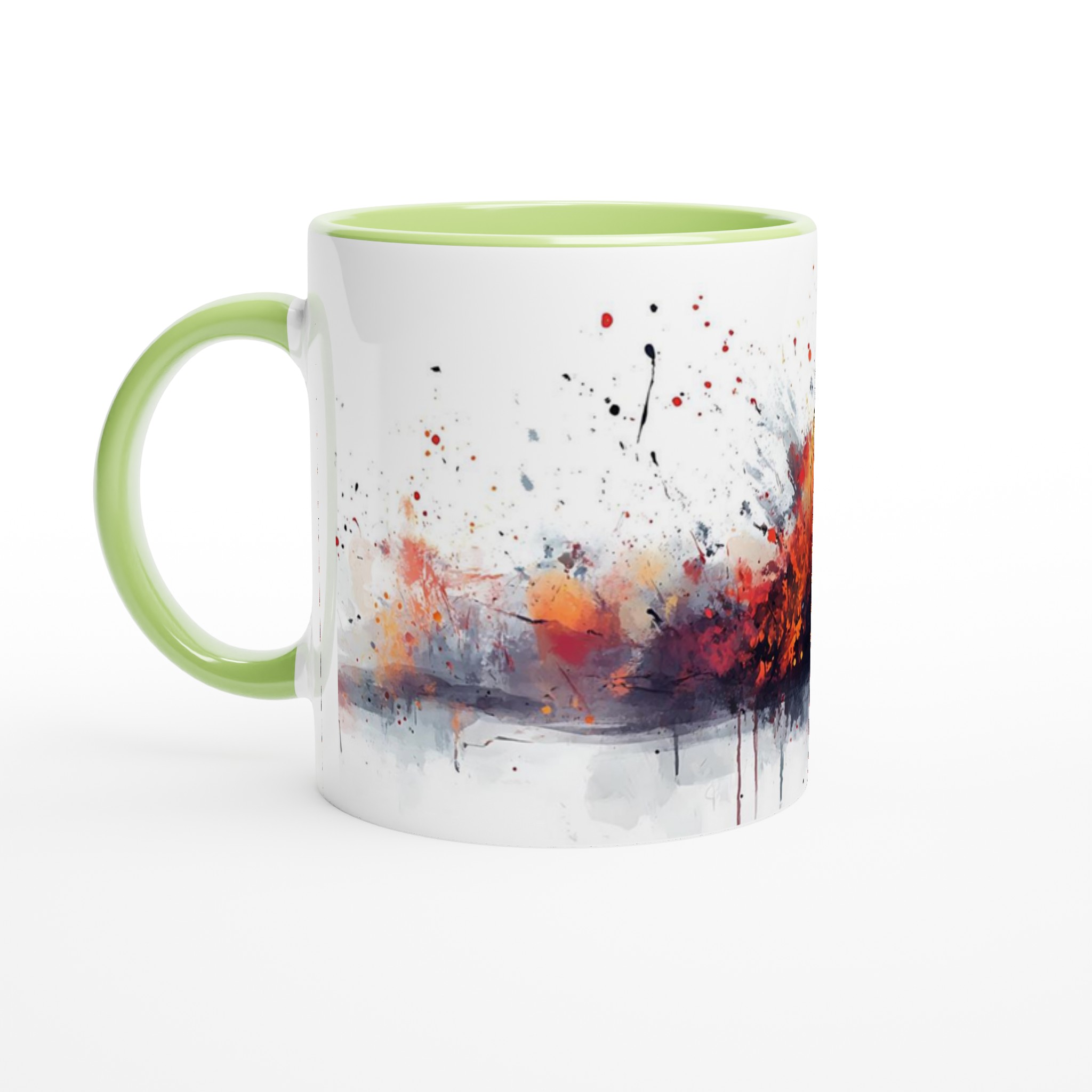 Spooky Pumpa Keramisk Mugg – Halloween Akvarell Konst 11oz Kaffemugg i ditt val av färg 7 a6015c7b-4e74-4dab-a39f-22909af33622