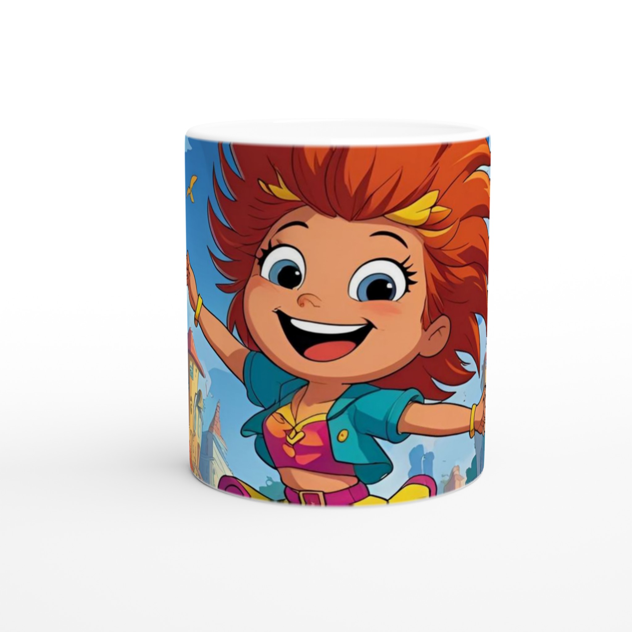 Vit 11oz keramisk mugg med lekfullt färgglatt motiv – välj mellan sju vibrerande keramiska färger 8 a6159866-9f72-49bc-938f-7d38b810480d