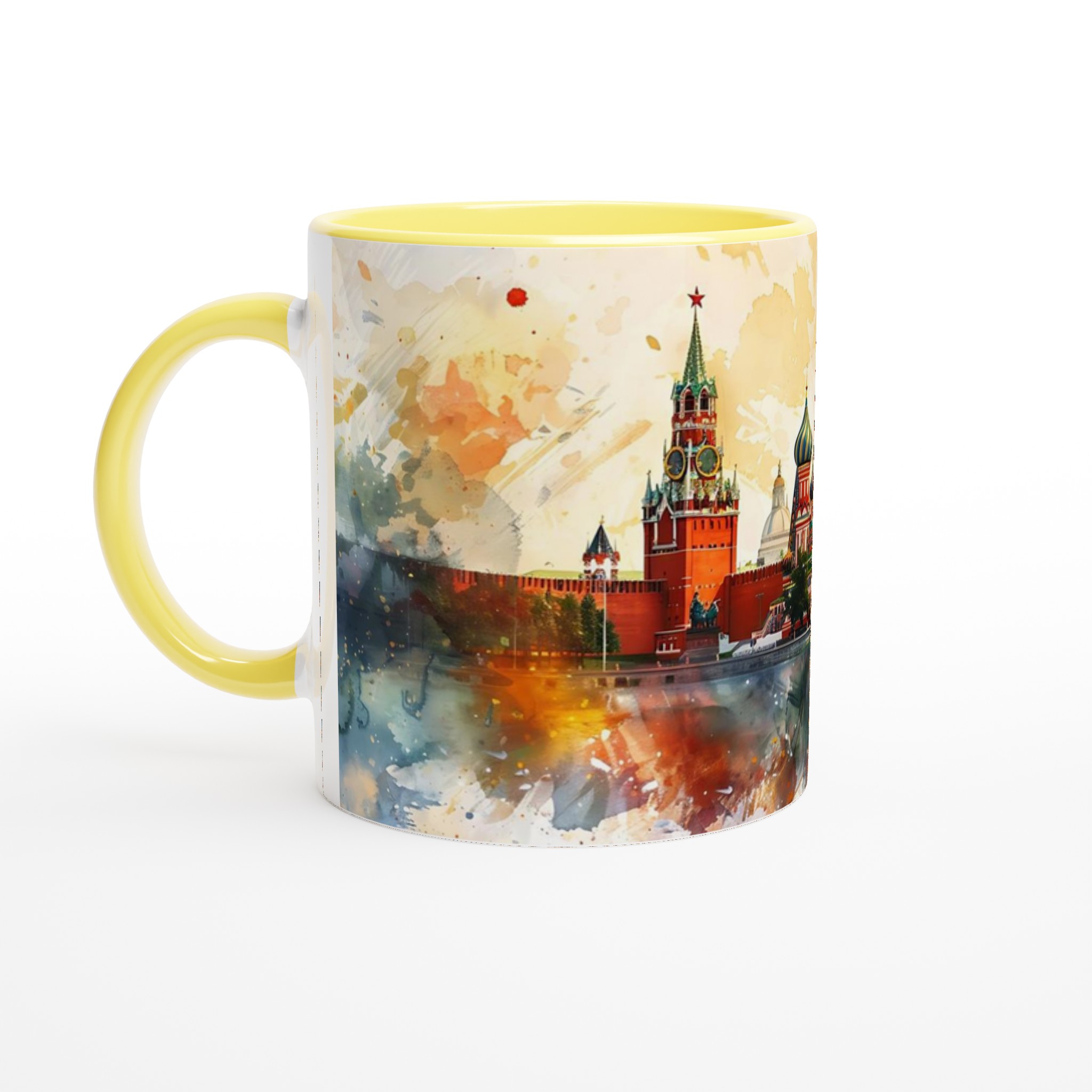 Konstnärlig St. Basil's Katedral Mugg - Akvarellprakt i din hand, 11 oz 3 a63197e2-9bf9-4f0f-8c8b-ebd9793ea697