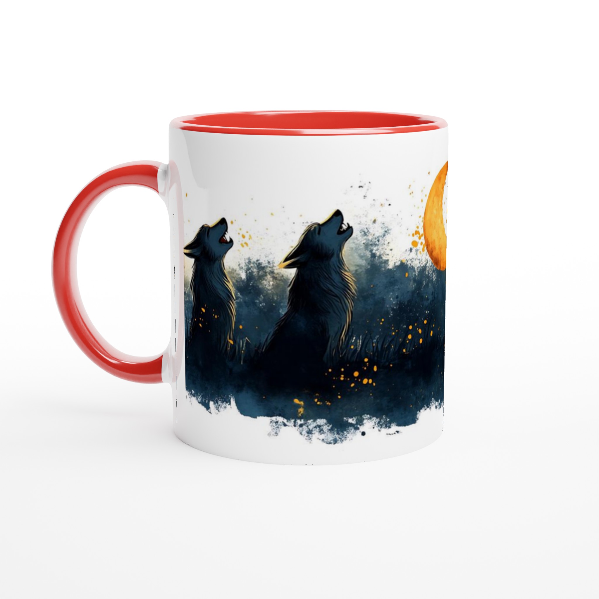Månhylande Vargar Keramisk Mugg - Mystisk Skymningsdesign i 7 Färger 5 a6c59fcc-fd9d-49aa-9895-d2ea810f7903