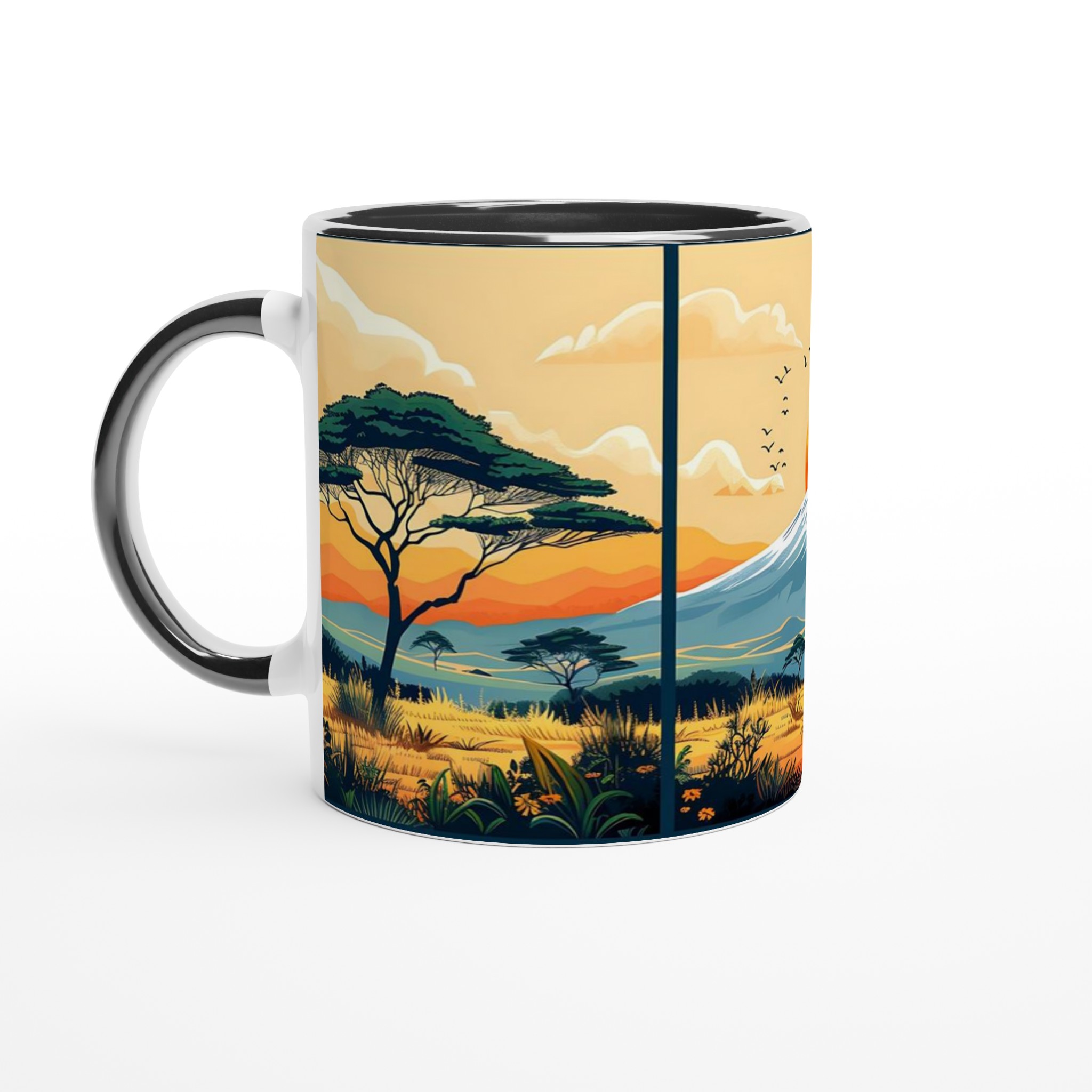 Kilimanjaro Solnedgång Keramikmugg – Välj din färg 4 a6ca17bc-31e3-4510-9b34-e5fccd93d95b