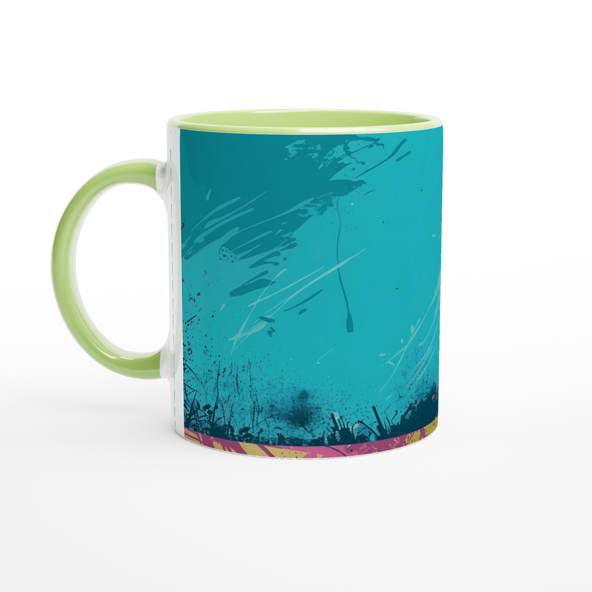 Frihetsstatyn Art Print Kaffemugg – Färgstark New York Inspiration i 11 oz Keramik 7 a6dec7d7-5420-4354-836f-14c427cc34b0