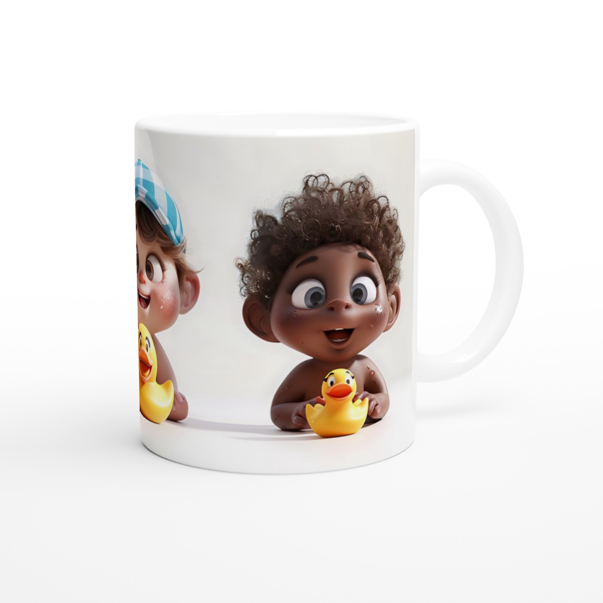 Söta Baby- och Ank-motiv Mugg – 11 oz premium keramik för glada stunder, välj din färg! 9 a6e18b10-eeef-43b6-8268-65e9742e75d8