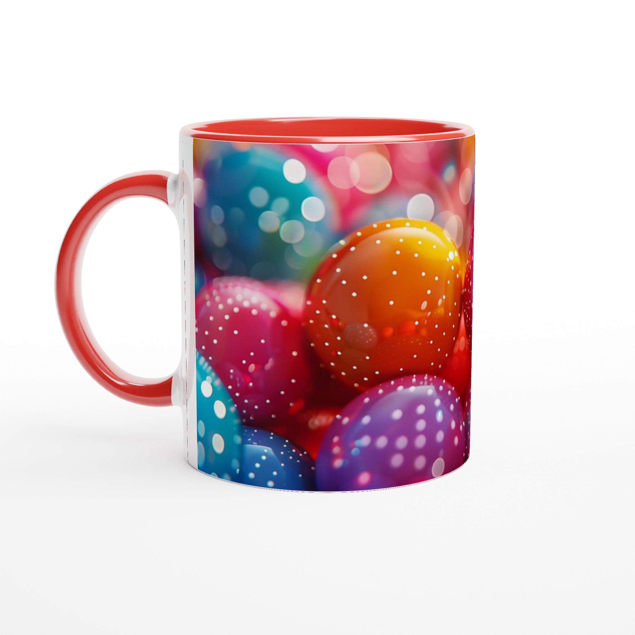 Färgglad prickig 11oz keramikmugg – välj din favoritfärg för en personlig touch! 5 a717c7d5-f263-4912-bf8d-788518c7d57c