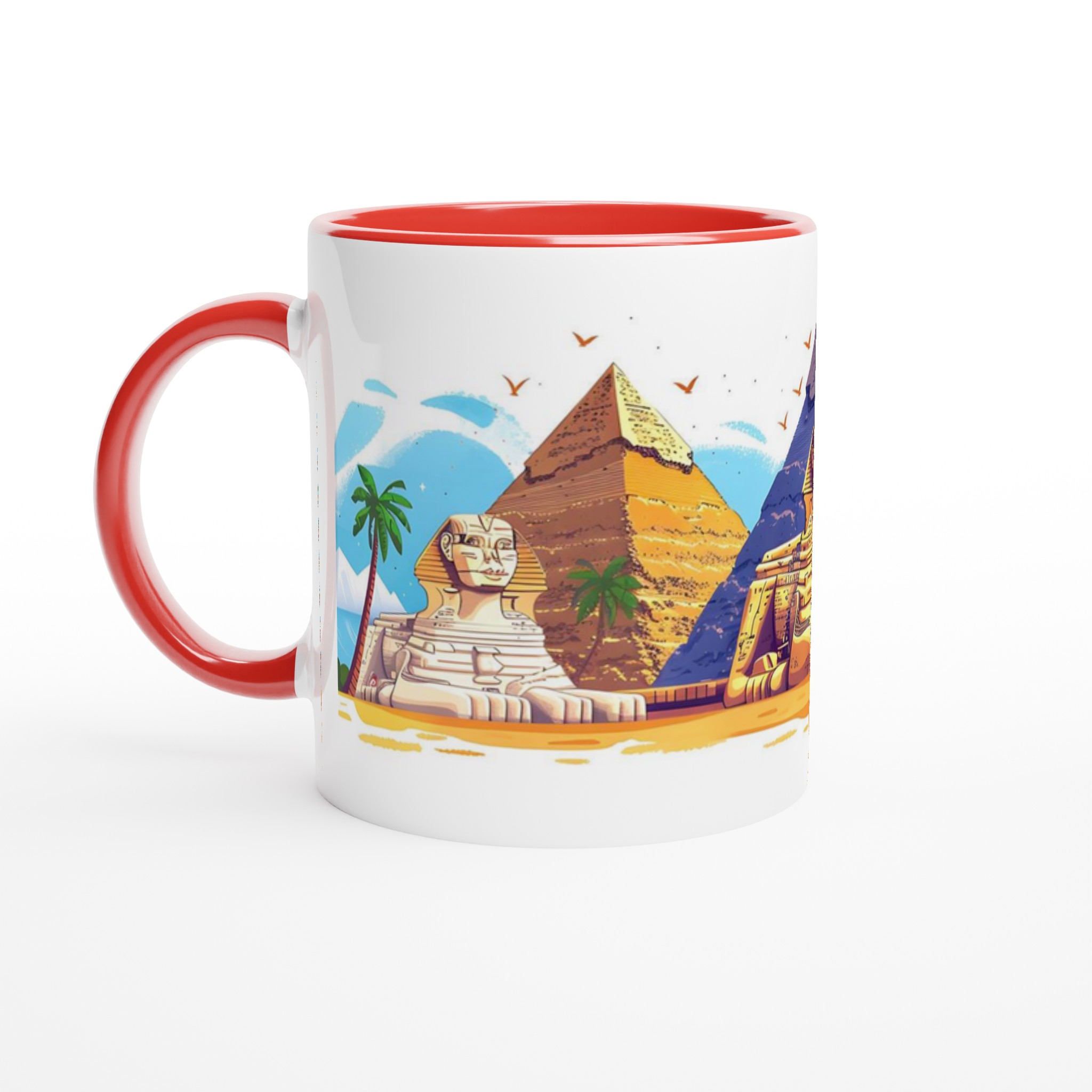 Egyptisk Pyramider & Sfinxer Mugg – Res tillbaka i tiden med din favoritdryck, välj bland 7 livfulla färger! 5 a71d98e9-18d3-475f-b9da-bf093e1f098c