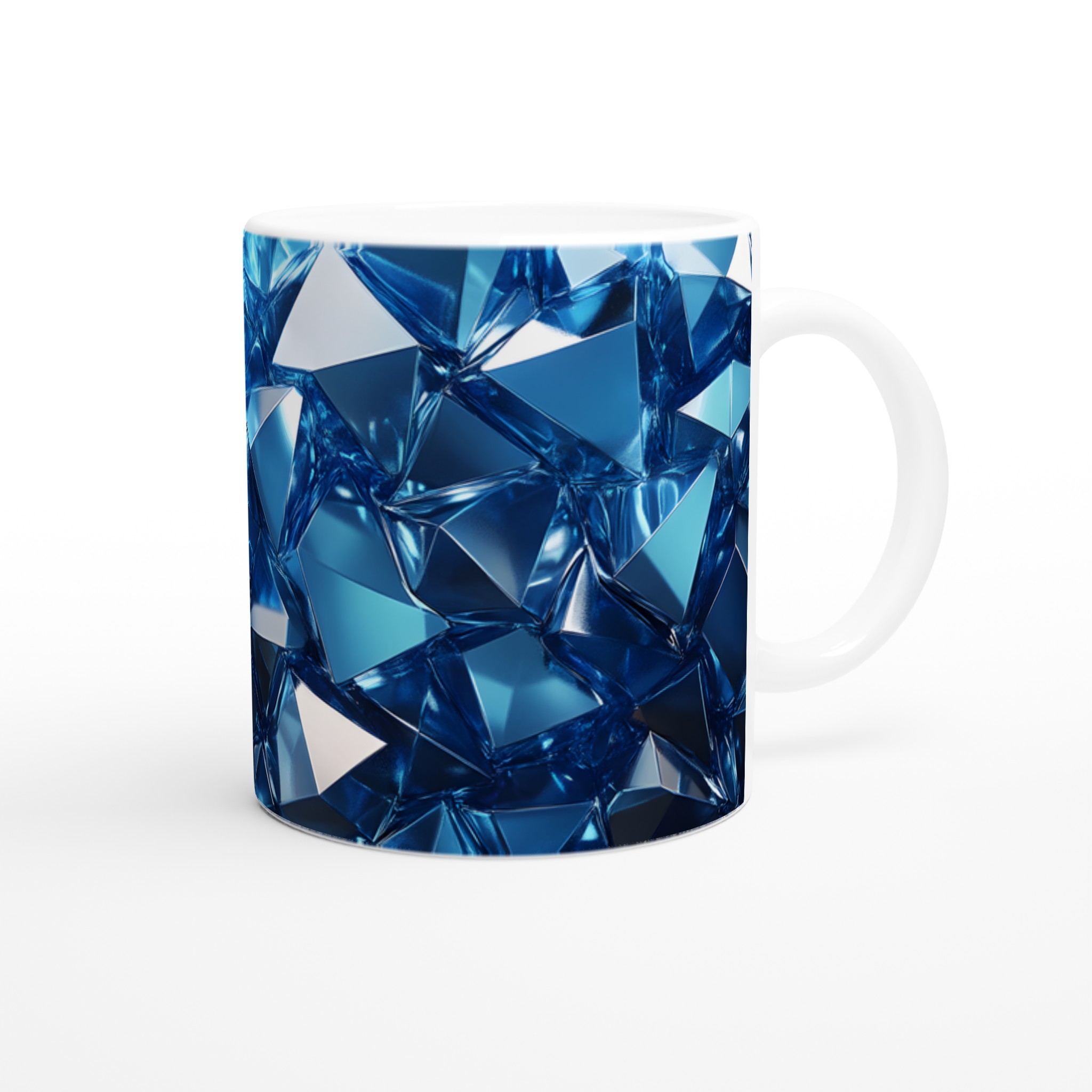 Glänsande Blå Diamantmugg - 11oz Keramikmugg i Valfri Färg för En Gnistrande Vardag 9 a7673f02-ae91-4374-a4d7-825d779466ca