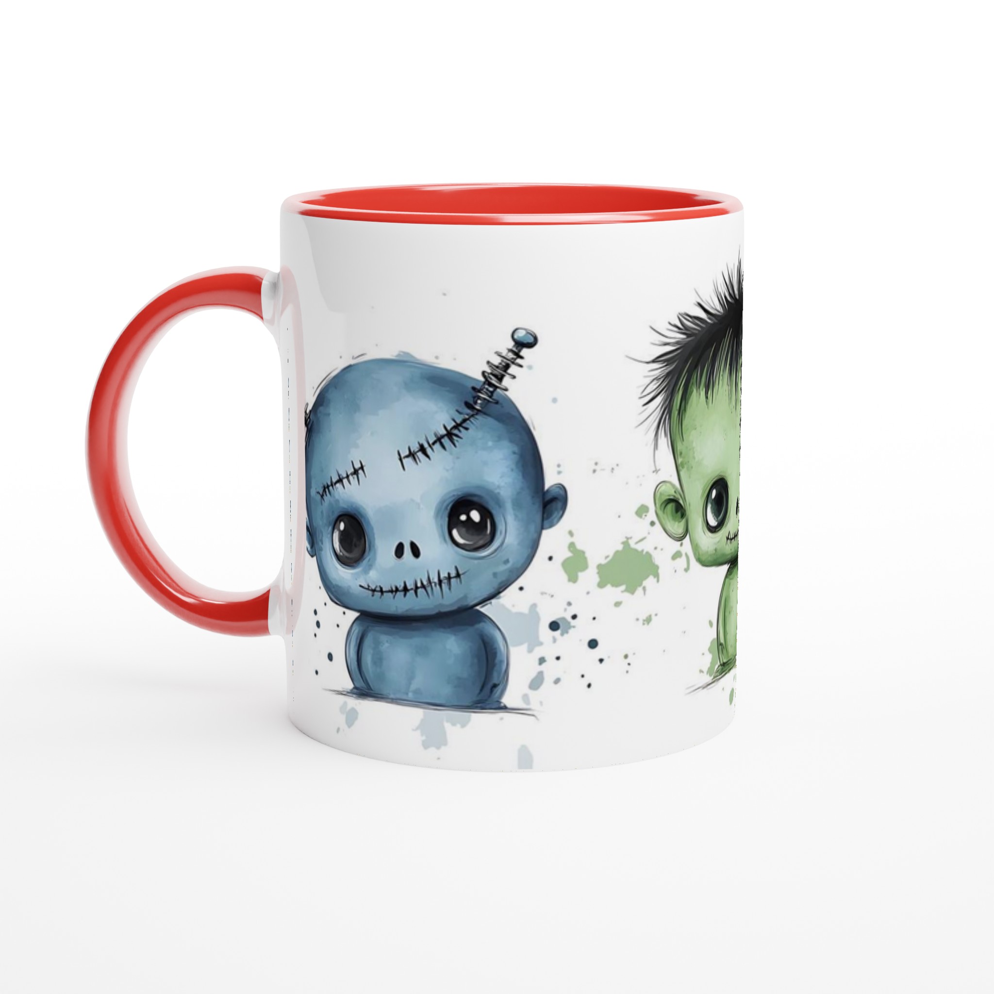 Söta Monster Vattenfärgsmugg – 11oz Keramisk Mugg för Kaffe & Te i Flera Färgval 5 a771d0d6-053b-4089-a510-bfa751c0a59f