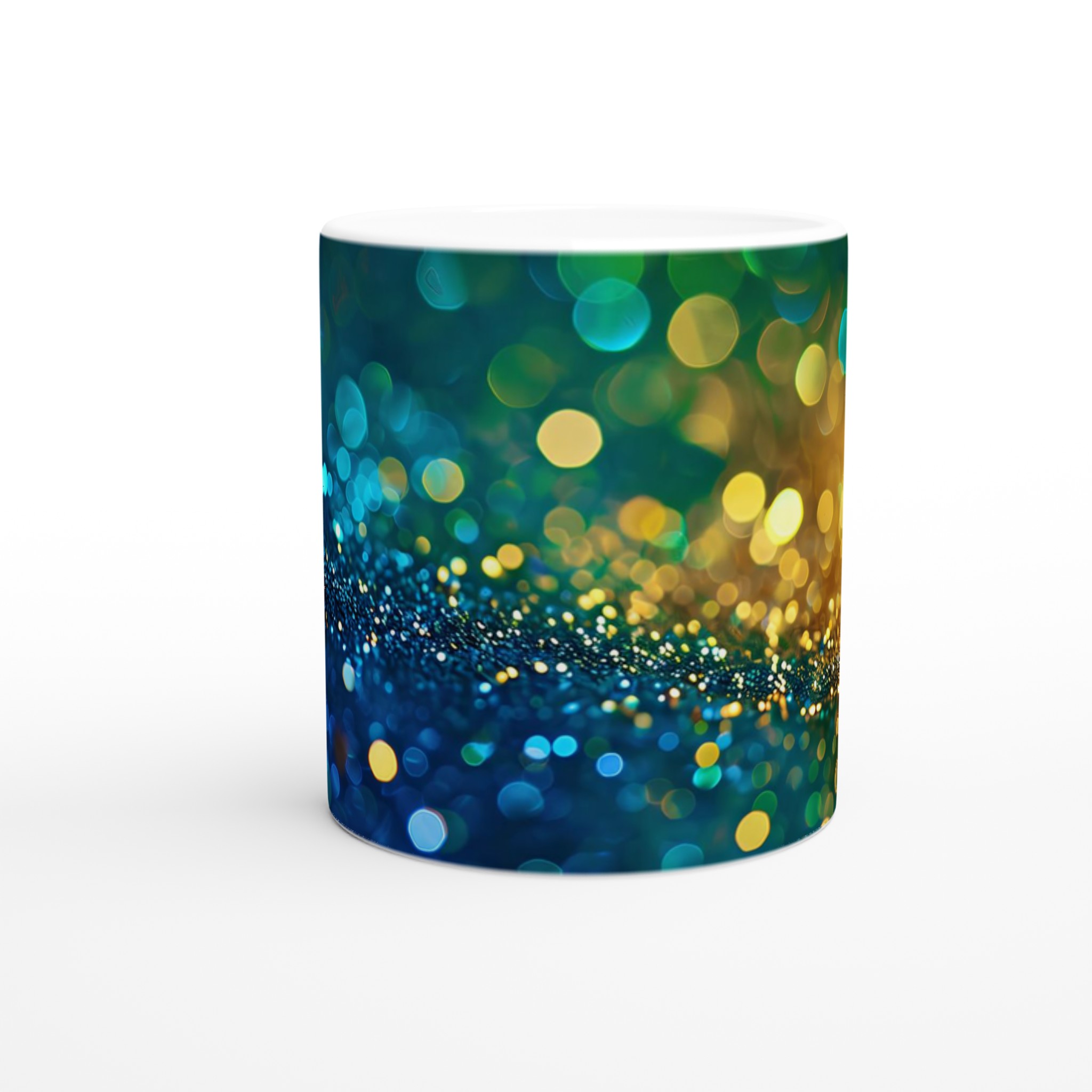 Glittrande Bokeh Keramisk Mugg – 11 oz premiummugg i ditt val av färg 8 a7857819-b345-490c-abb2-c86fb9348940