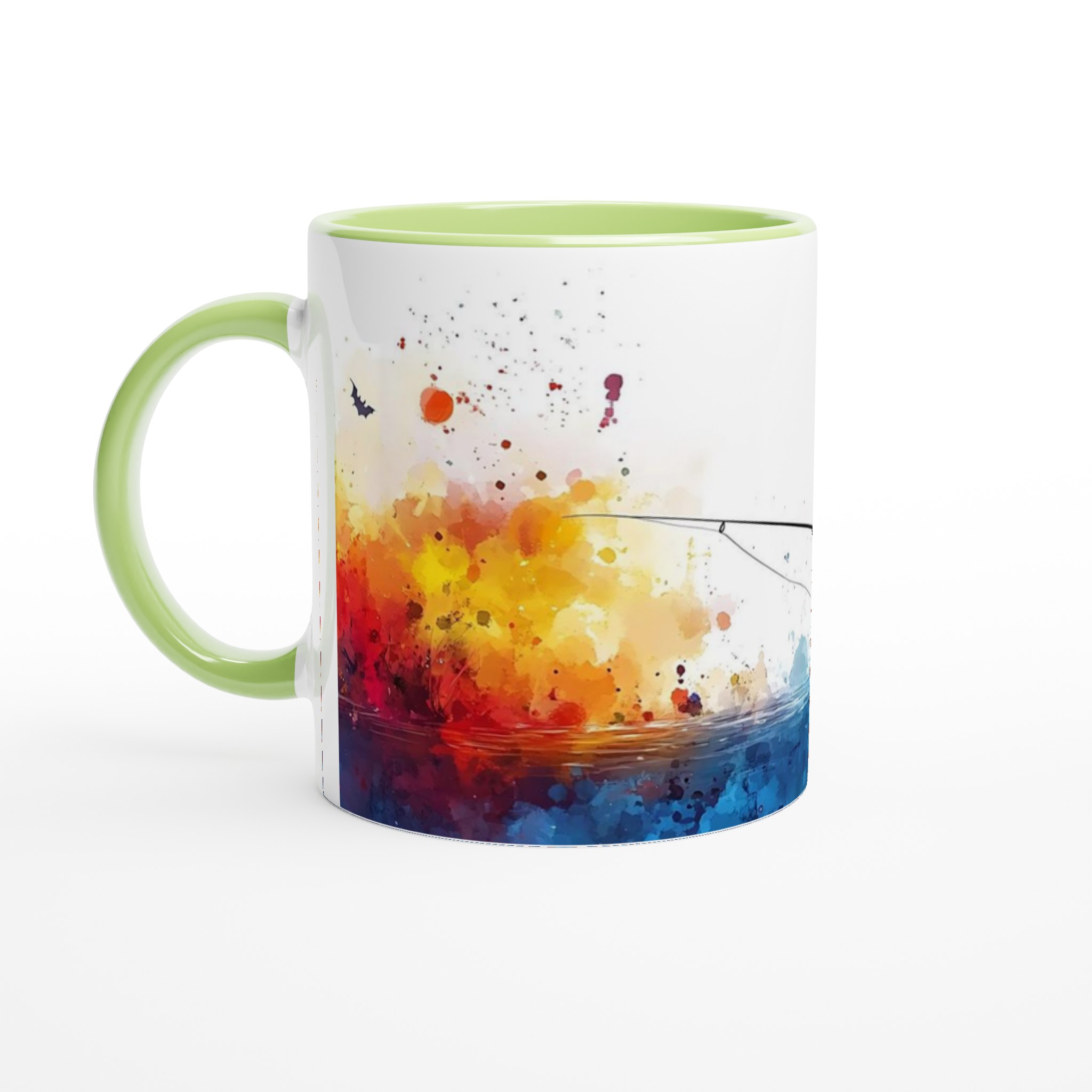 Magisk Halloween Mugg: Barn i Pumpabåt med Trollkarlshatt - Konstnärligt Akvarelldesign för Spöklika Stunder 7 a7966b04-1ba7-4b60-8a6f-3c9ba4795dc2