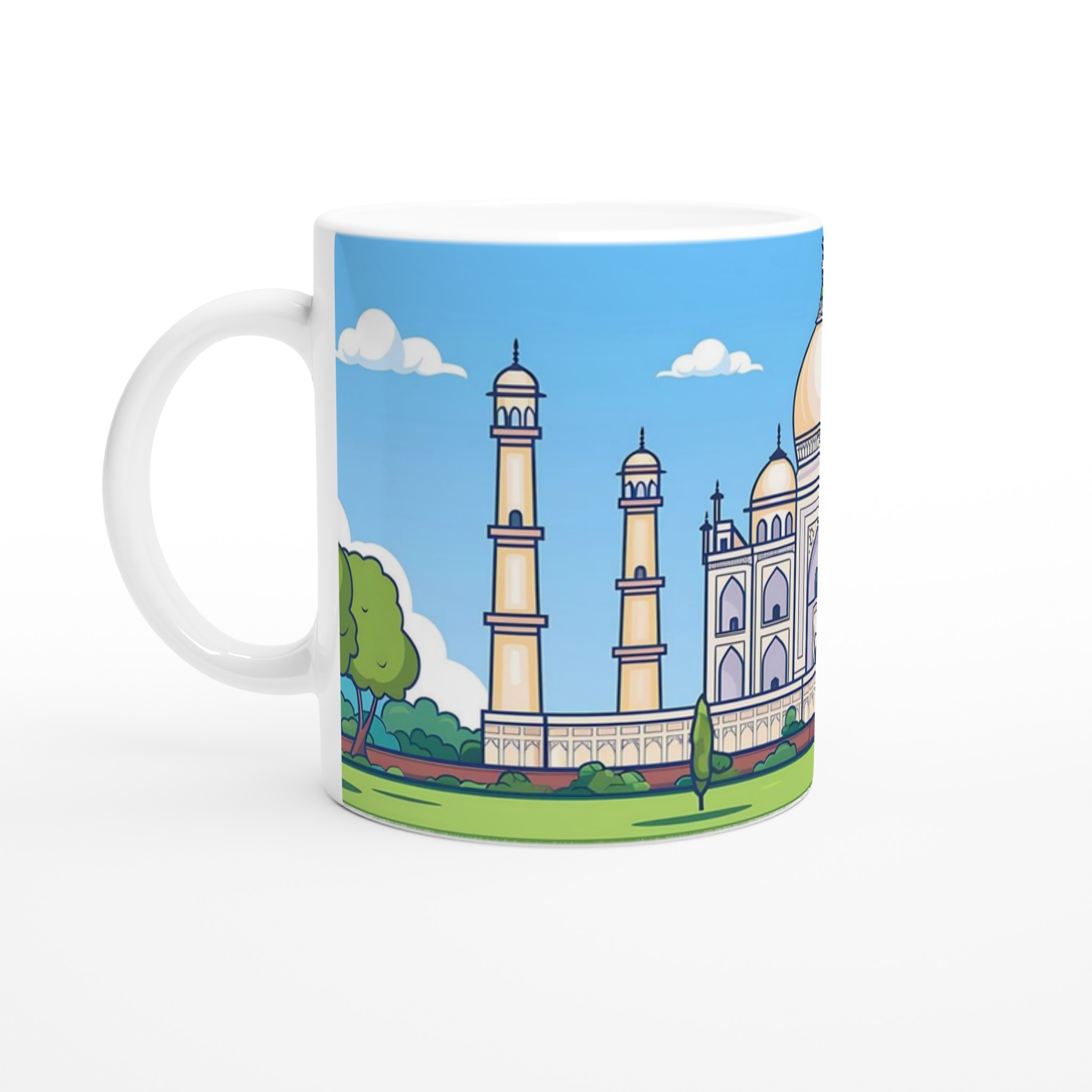 Taj Mahal Inspirerad Keramikmugg - Lyxig Design för Din Favoritdryck, Välj Bland 7 Färger! 1 a7b55c5b-7864-4835-b131-c2ba2f873f31