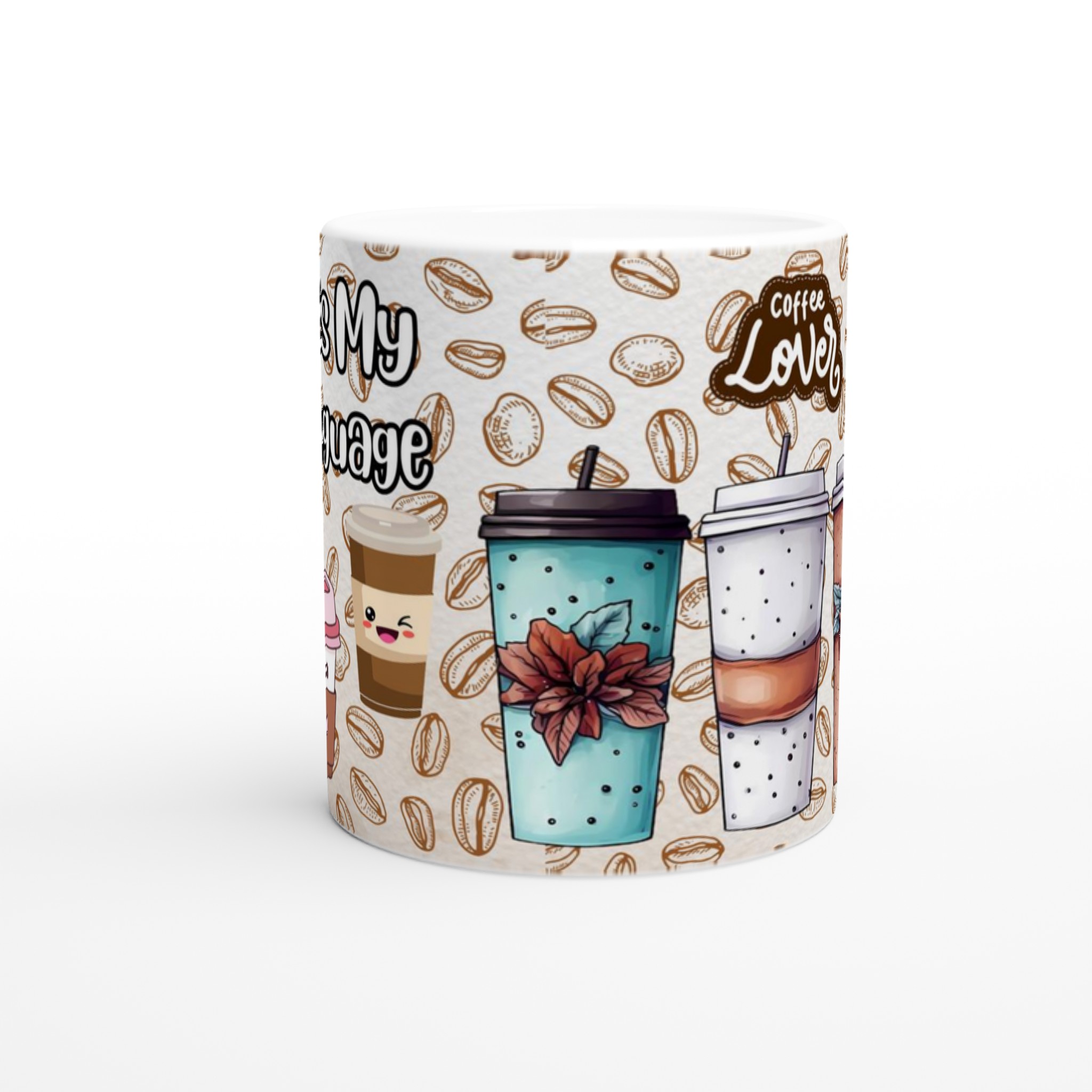 Vit 11oz Keramisk Mugg – Kaffeälskarens Charmiga Favorit i Flera Färger 8 a7cea291-bc73-4707-ab2f-74dfbe612b4d