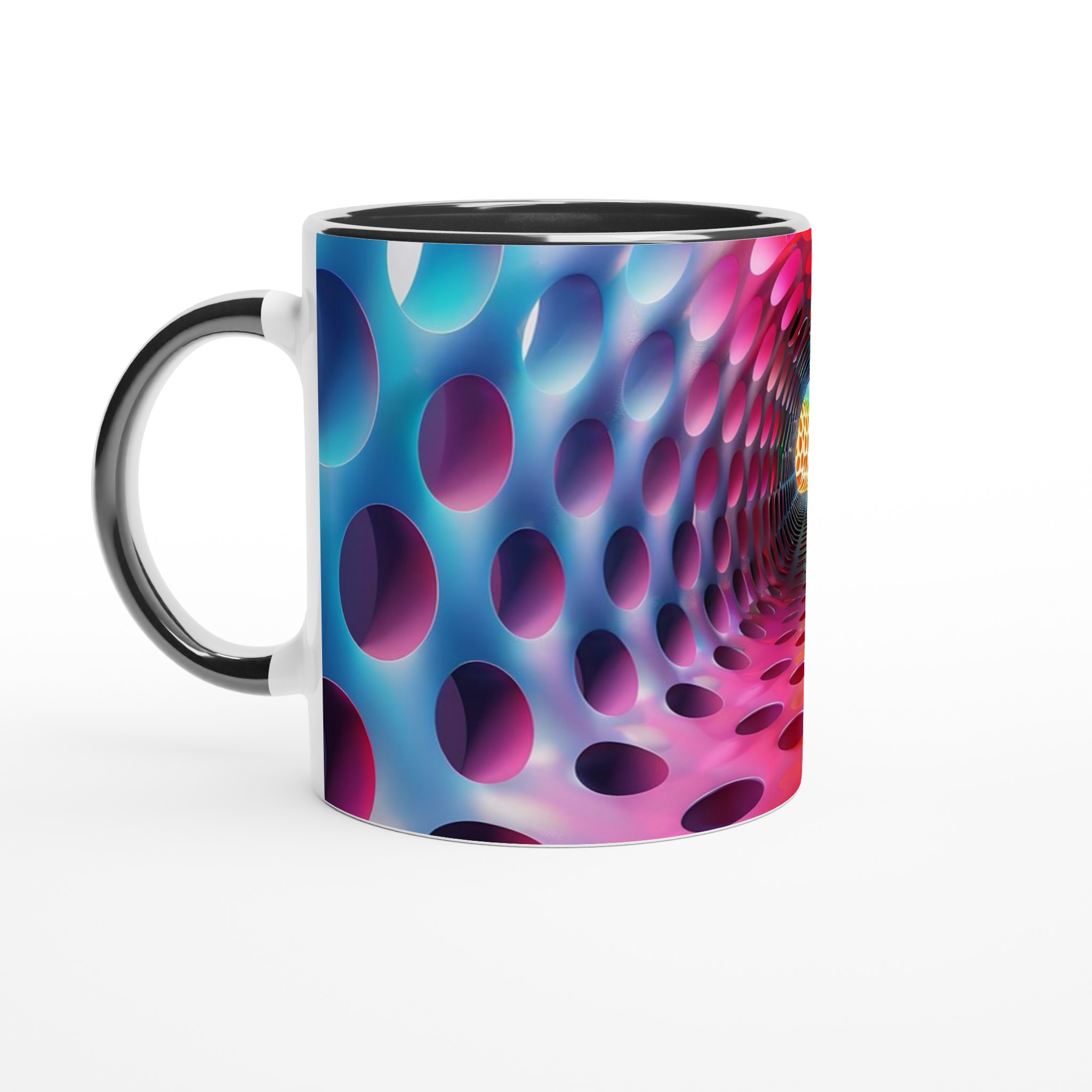 Abstrakt Regnbågs-Mugg – 11oz Keramikmugg för Levande Konst & Färgstarka Tryck i Flera Kulörer 4 a7df643e-bbcb-4a10-95df-f12bafa9153d