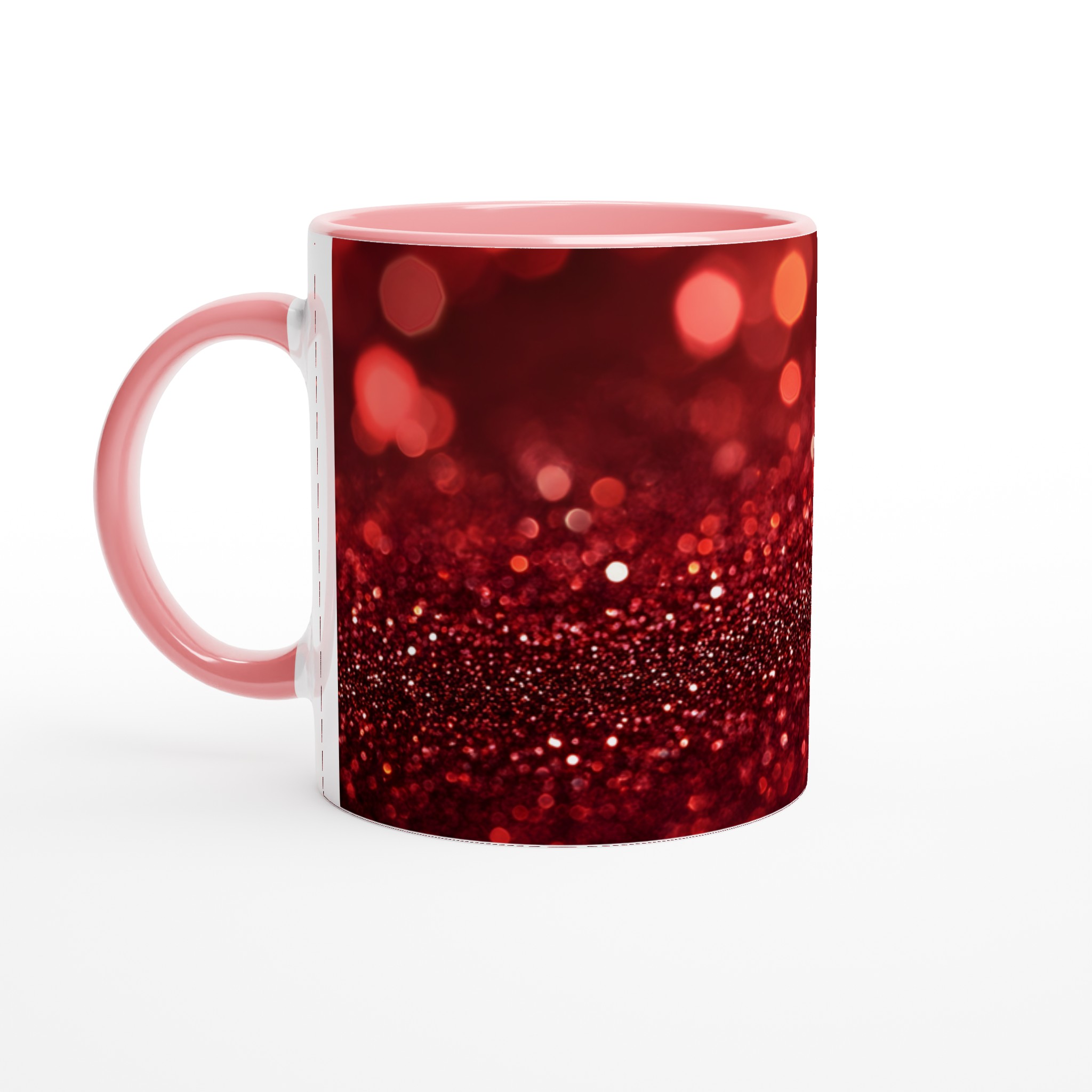 Glittrande Röd Julmugg – 11oz Keramikmugg för Festliga Drycker i Valfri Färg 6 a7e219ca-1cb2-4bf3-9ec7-7f91199e0f06