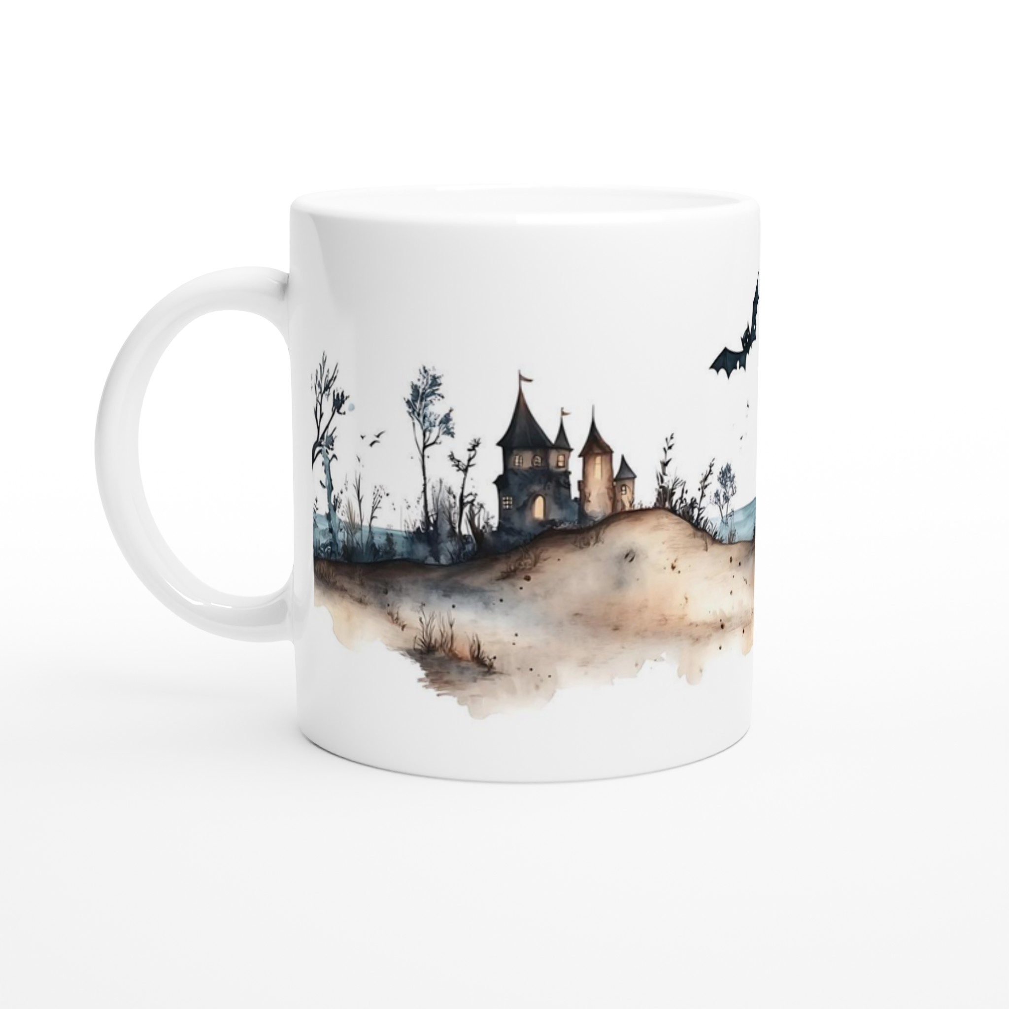Spöklik Slottshorisont 11oz Keramisk Mugg – Välj bland 7 kusligt mysiga färger! 1 a7f94b8b-ece4-4203-a142-847dfefc61ac