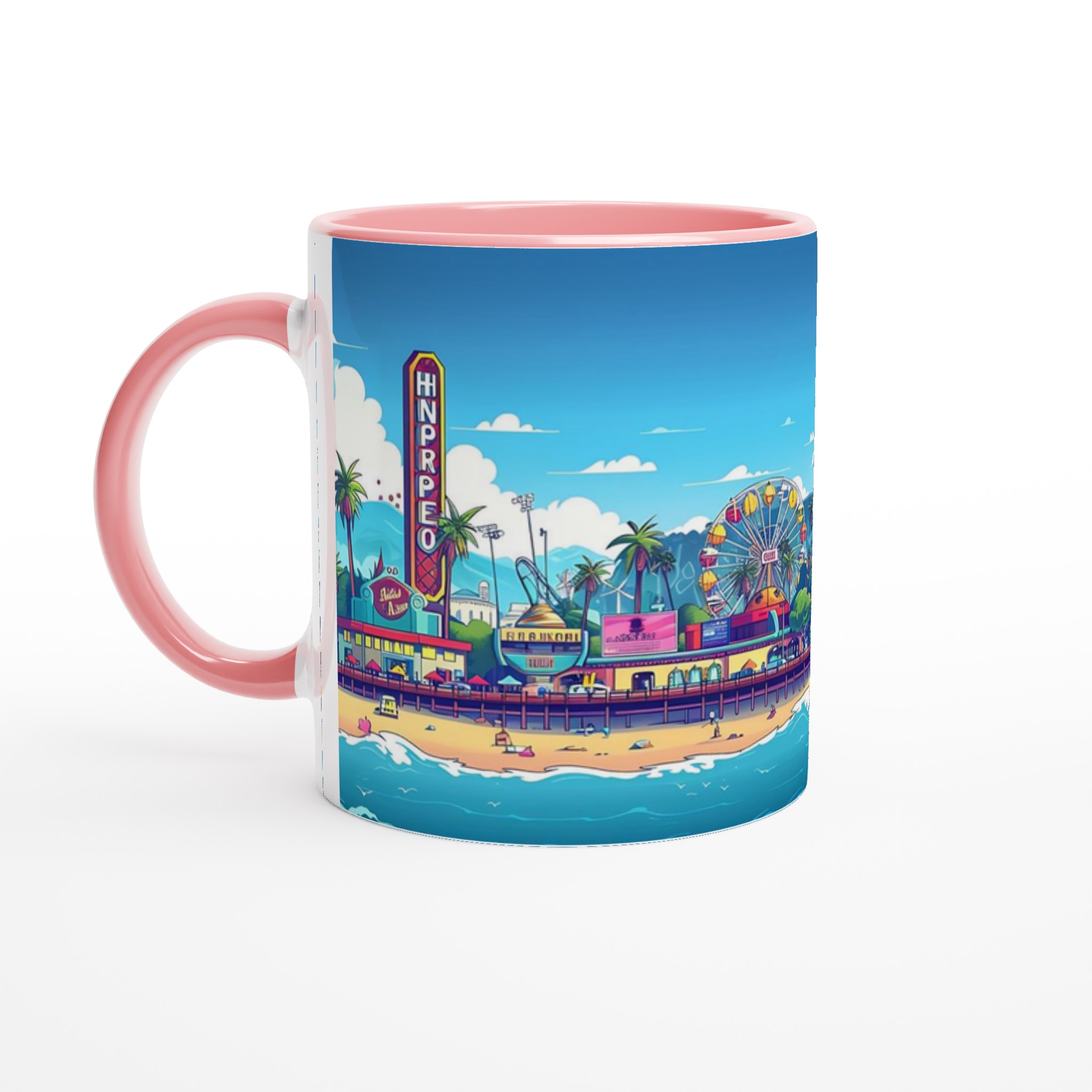 Kuststadens Charm – Färgstark Keramisk Mugg för Kaffe, Te och Soliga Drömmar, Välj din färg! 6 a80f8b9f-d059-42e8-a785-f54e83a81eec