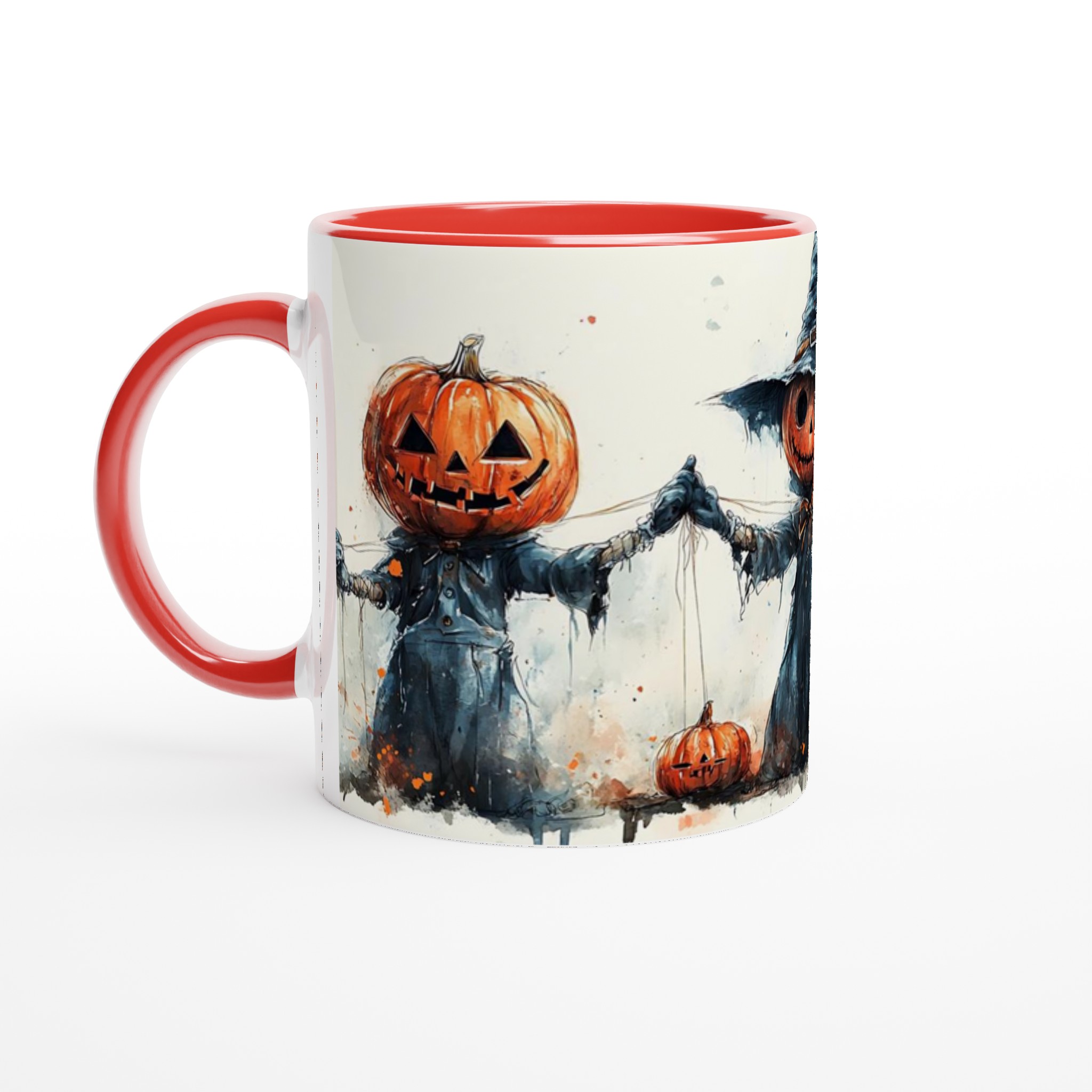 Mystisk Pumphuvud Fågelskrämma Keramisk Mugg – Perfekt för Halloween & Höstmys 5 a836a059-55ba-470b-8499-23f14c9f1a62