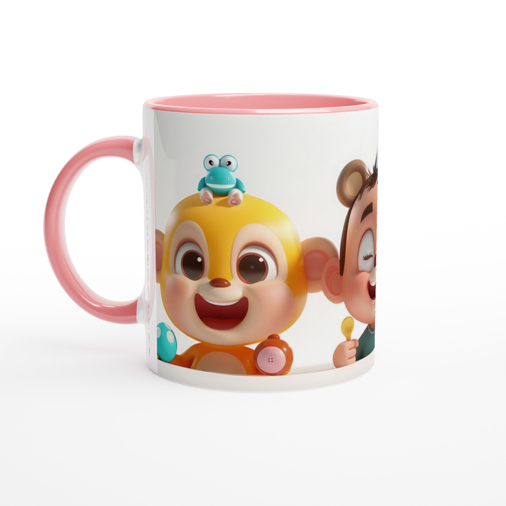 Lekfulla Vänner Barndesigns Mugg – 11oz Keramikmugg i ditt val av 7 glada färger! 6 a868a7a3-36e7-44a8-b402-b3f99f382177