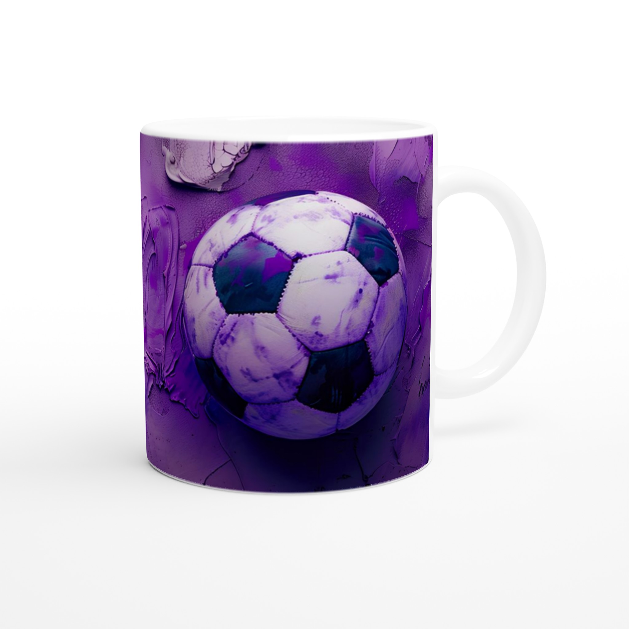 Abstrakt Lila Fotboll 11oz Keramisk Mugg – Konstnärlig Design i Flera Färgval 9 a871c5bb-6fdb-417c-a576-49ff1e5d6665
