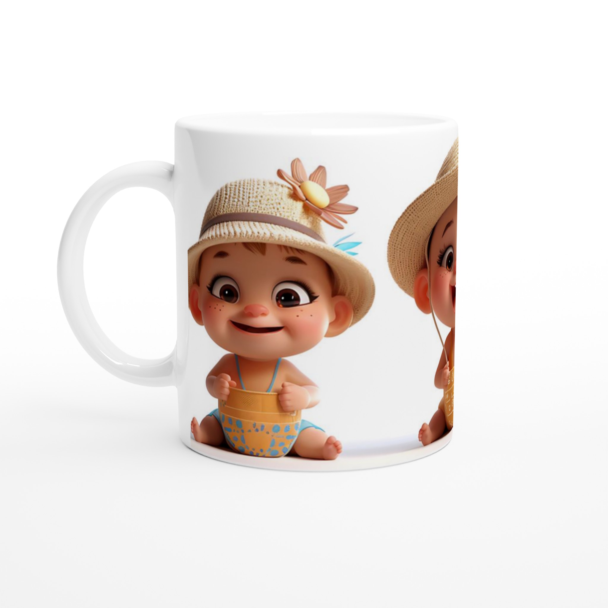 Söta "Små Sommarbarn" Mugg – 11oz Keramikmugg för Glädjefyllda Stunder 1 a8735729-3202-432c-ae36-dfed60fee21c