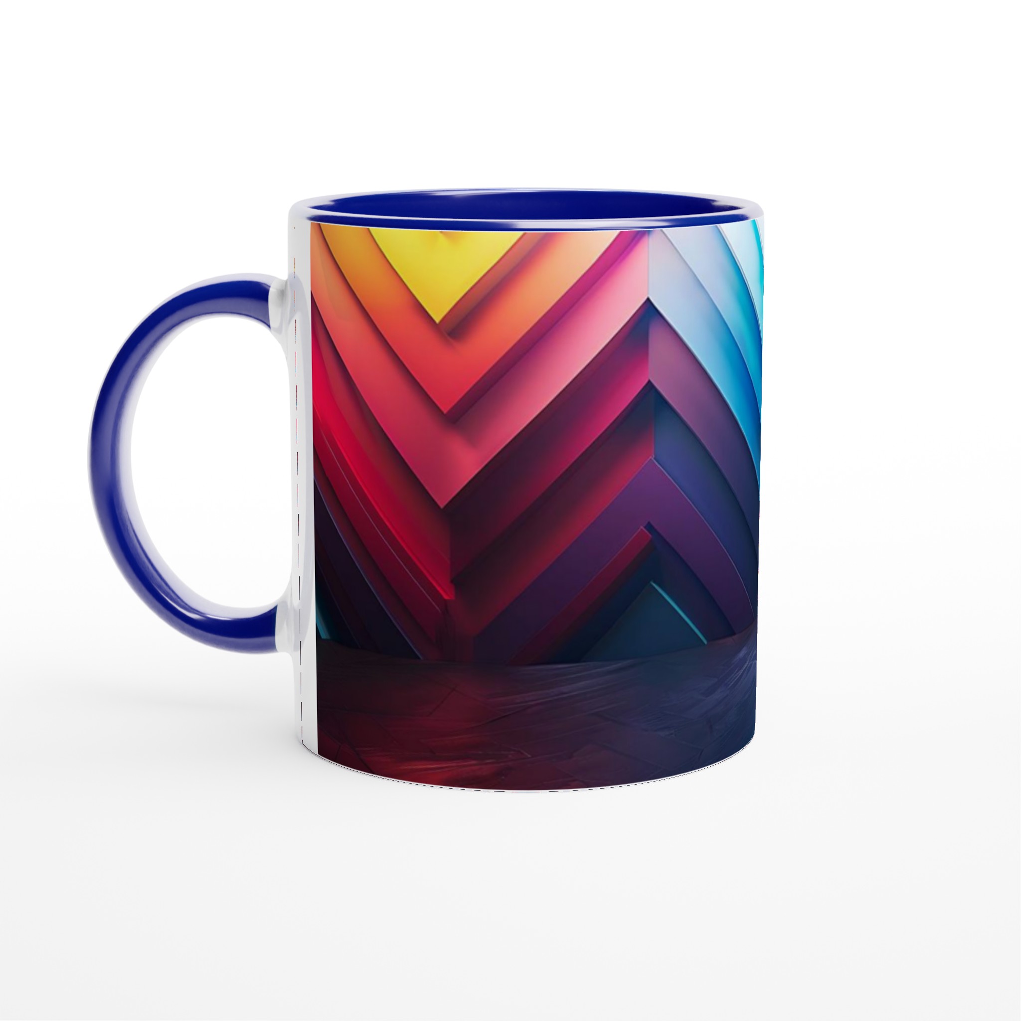 Neon Wave 11oz Keramisk Mugg – Färgglad Abstrakt Design för Din Dryck 2 a87c4610-206a-4057-b132-e9e98c2b6c4d