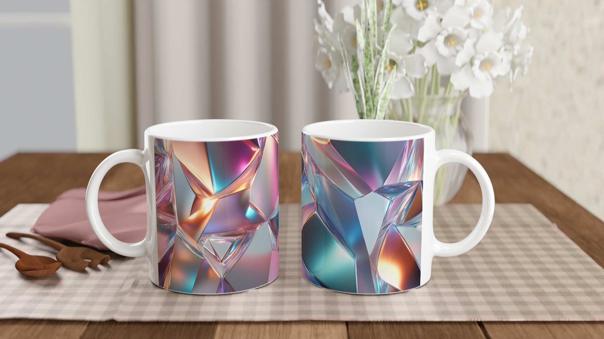 Prisma 11oz Keramisk Mugg – Reflektera Stilen med Holografiska Nyanser 10 a87e3df4-98c4-44d5-9503-dfd0512c731a