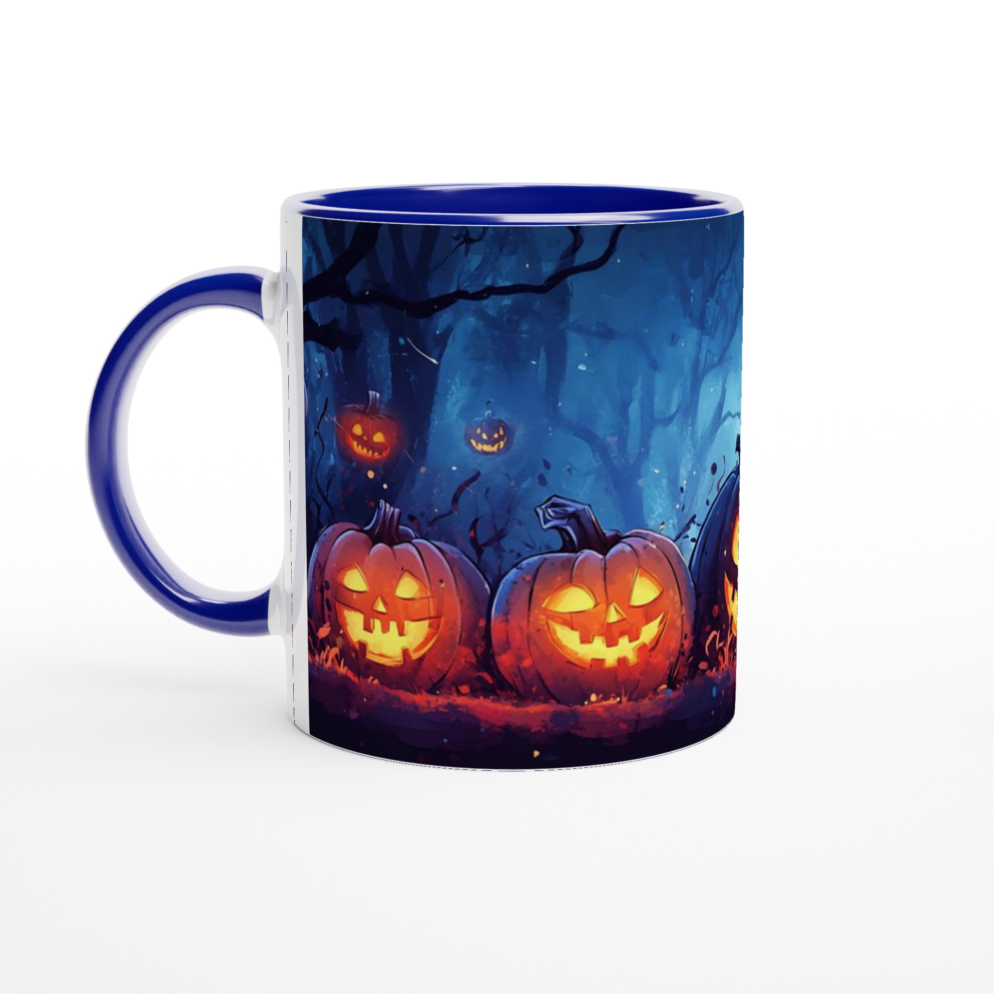 Spöklik Halloween Pumpamugg – 11oz Keramikmugg för Skrämmande Goda Drycker, Välj din Färg! 2 a8bce56e-6189-4848-85a7-d8a512a32729