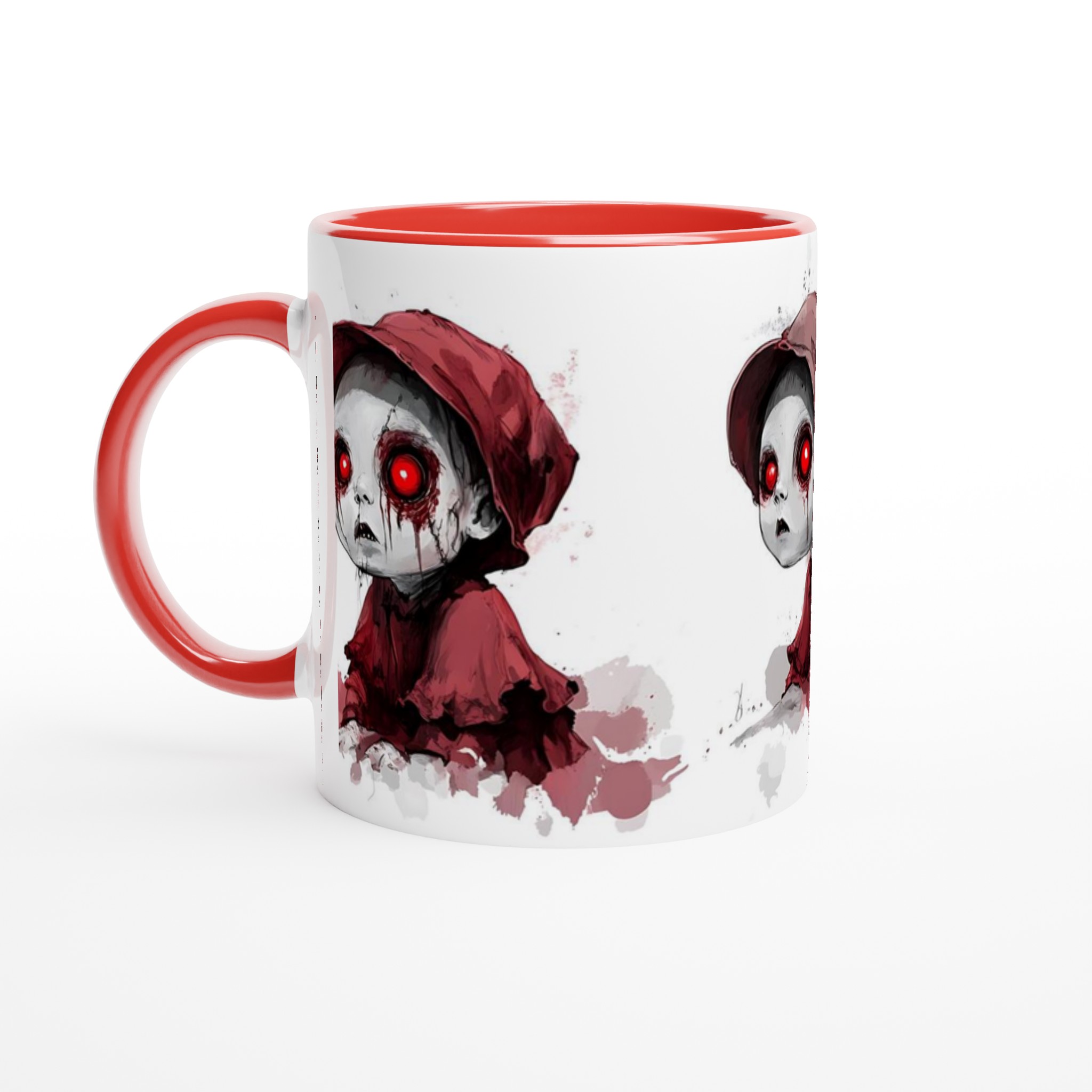 Red-Eyed Horror Doll Ceramic Mugg - Unik design för skräckälskaren 5 a8cb9fd1-9a14-4b08-bba4-2a3abe14f523