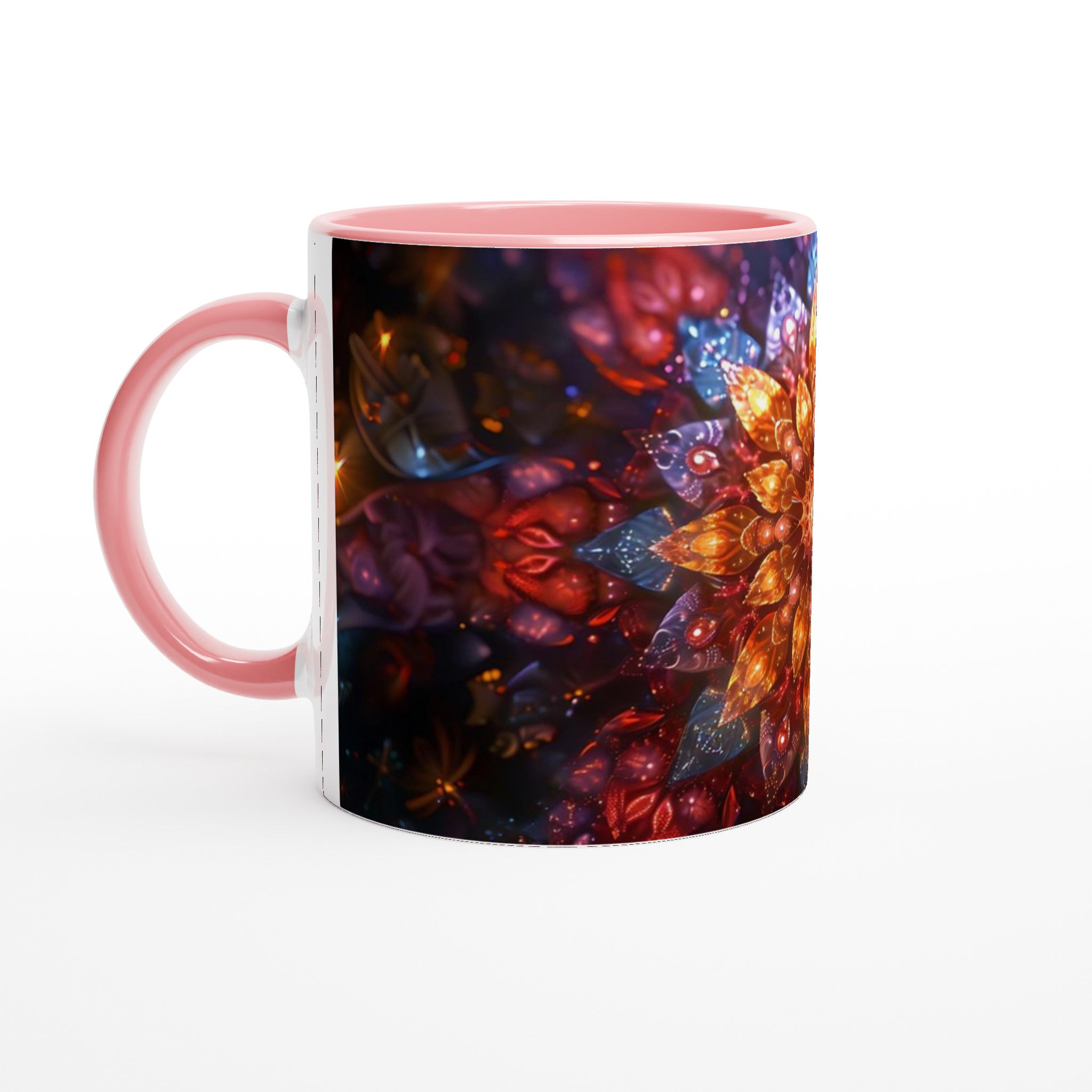 Kosmisk Mandalablomma Keramikmugg - 11oz Magisk Mugg i Valfri Färg 6 a8ecafc6-b028-4529-b14f-05db921cb975